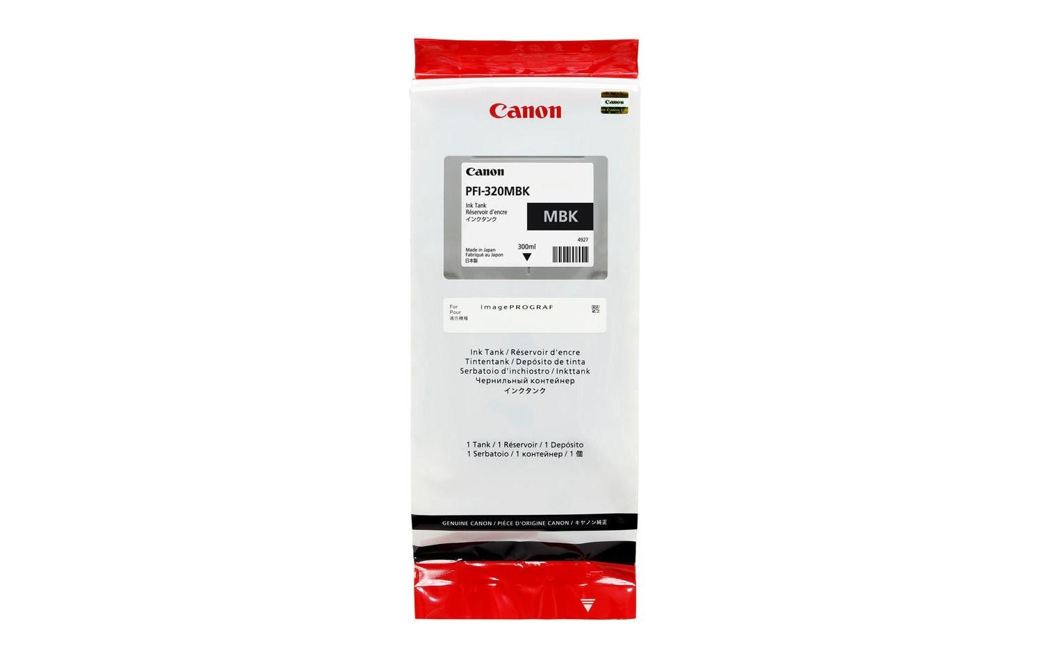 Image of Canon Tintenpatrone "PFI-320MBK, matt black"