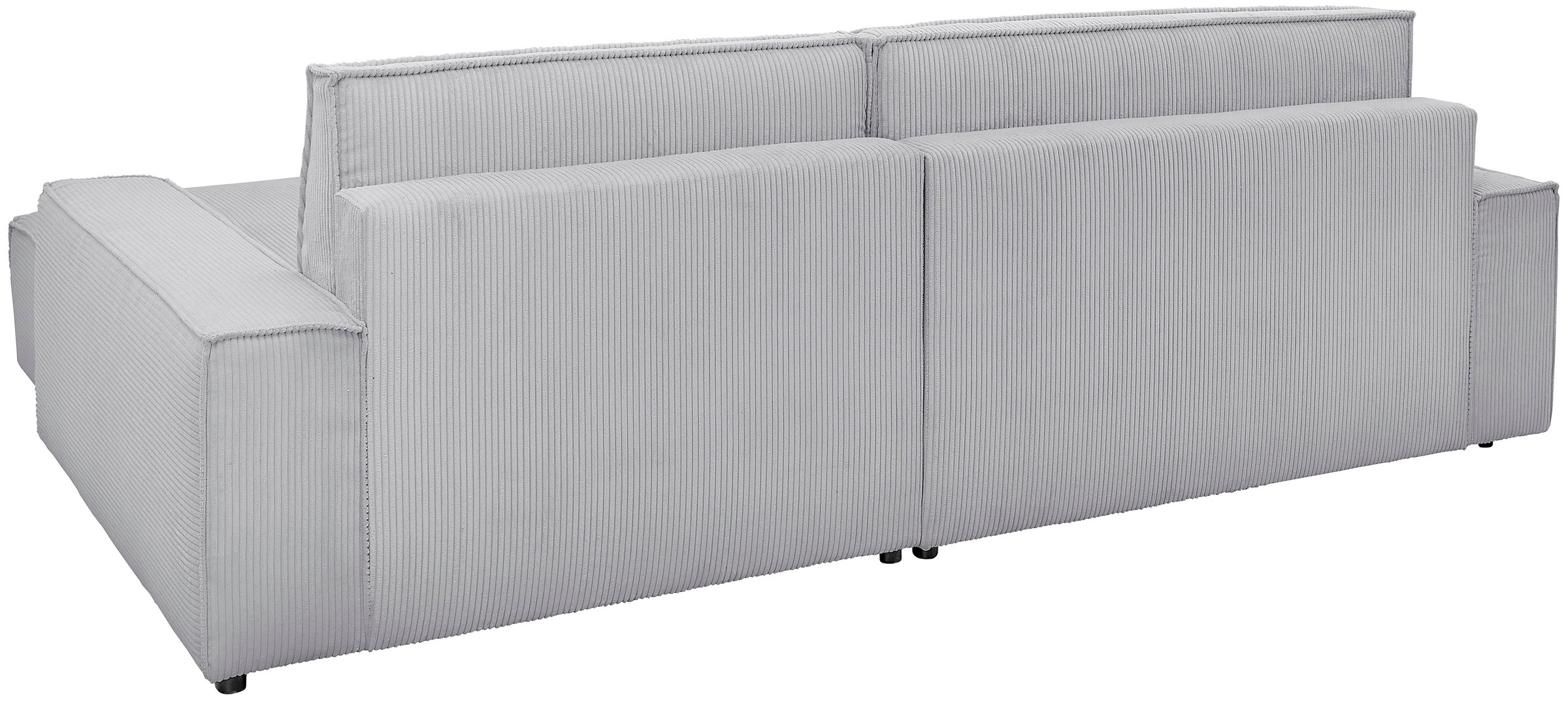 Home affaire Ecksofa »NEU: SHERWOOD XXL 284, Big-Sofa L-Form, tiefe Sitzfläche 95 cm, Cord« Recamiere rechts/links, als Schlafsofa stellbar, Cord u. Leinenoptik