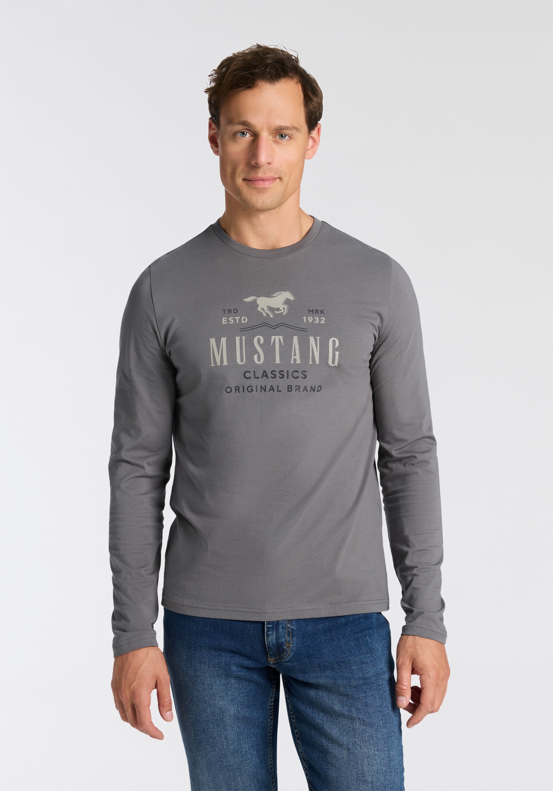 Image of MUSTANG Langarmshirt "Style Adrian"