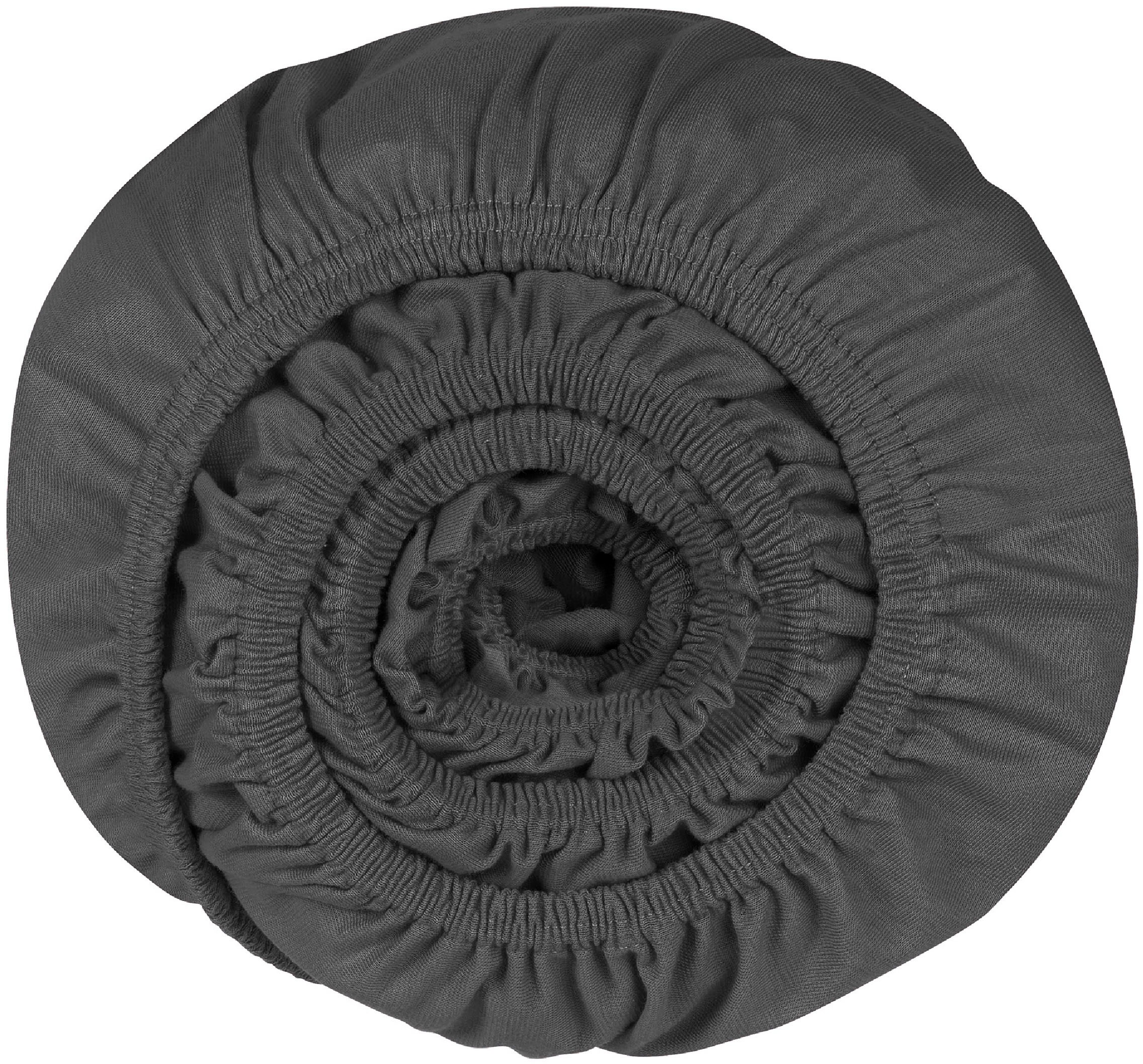 Schiesser Spannbettlaken "Jessi aus 100% Baumwolle" für Matratzen bis zu 22 cm Höhe, MADE IN GREEN by OEKO-TEX
