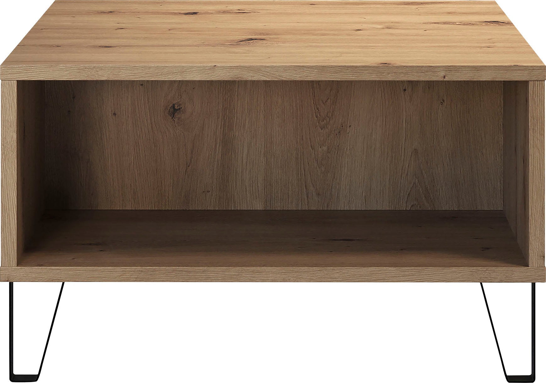 Home affaire Table basse »Tarragona« Table basse avec 2 compartiments ouverts - (L/P/H) 60/60/37 cm
