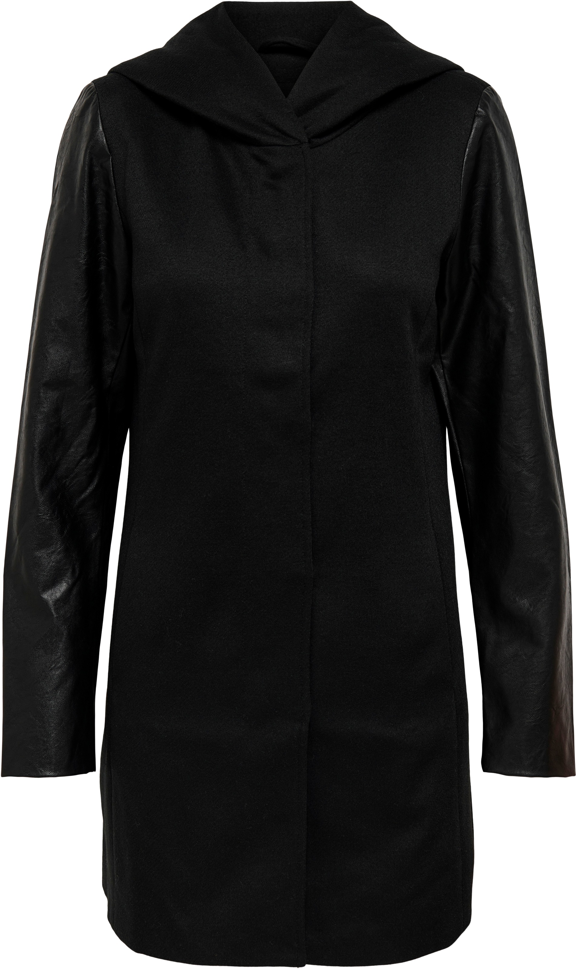 Image of Only Kurzmantel »ONLEDONA MIX JACKET«, mit grosser Kapuze und Materialmix bei Ackermann Versand Schweiz