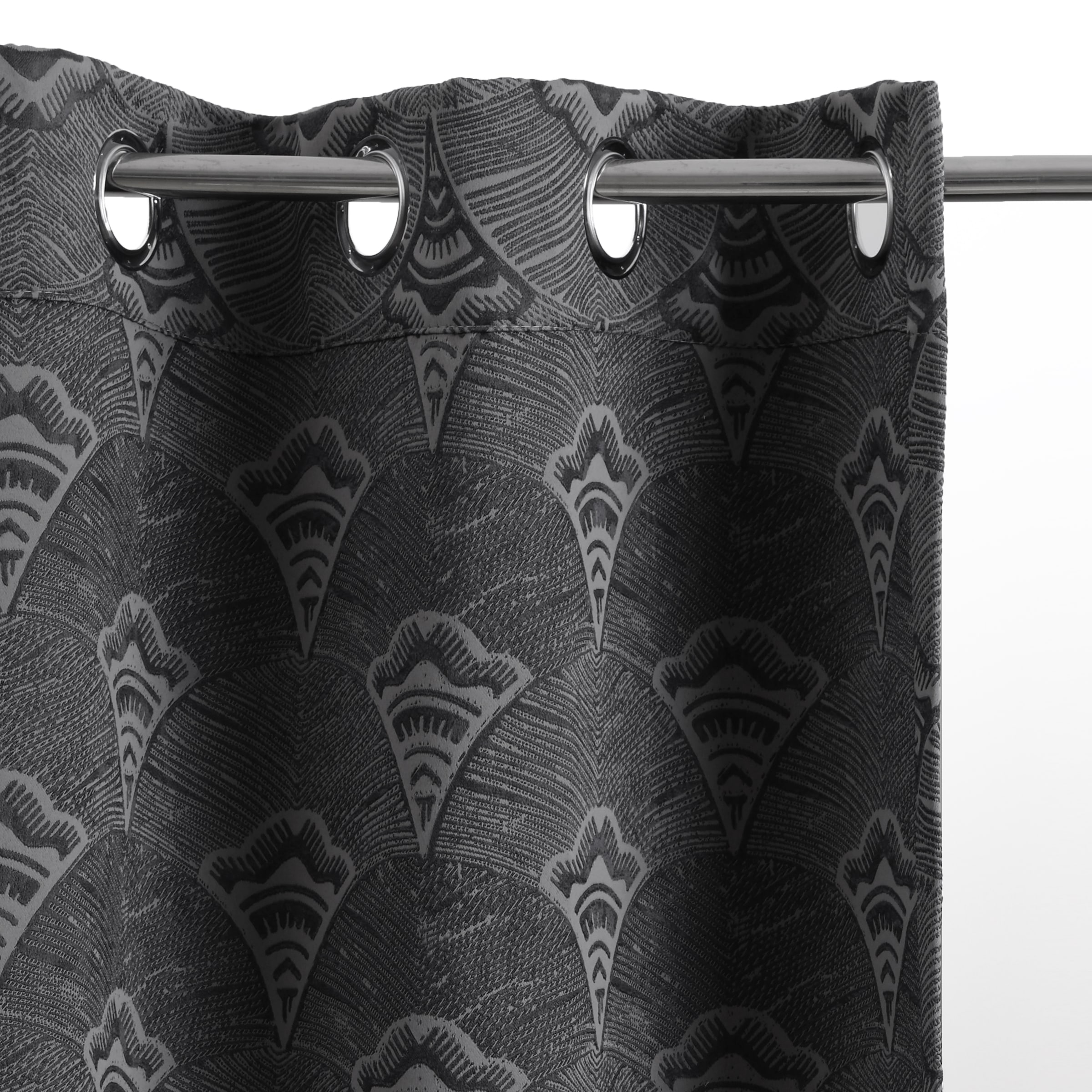 Bruno Banani Rideau occultant »Alessio« Oeillets 1 cuis tlg. Elegantes Muster, Jacquard, verdunkelnder Vorhang, blickdicht, modern