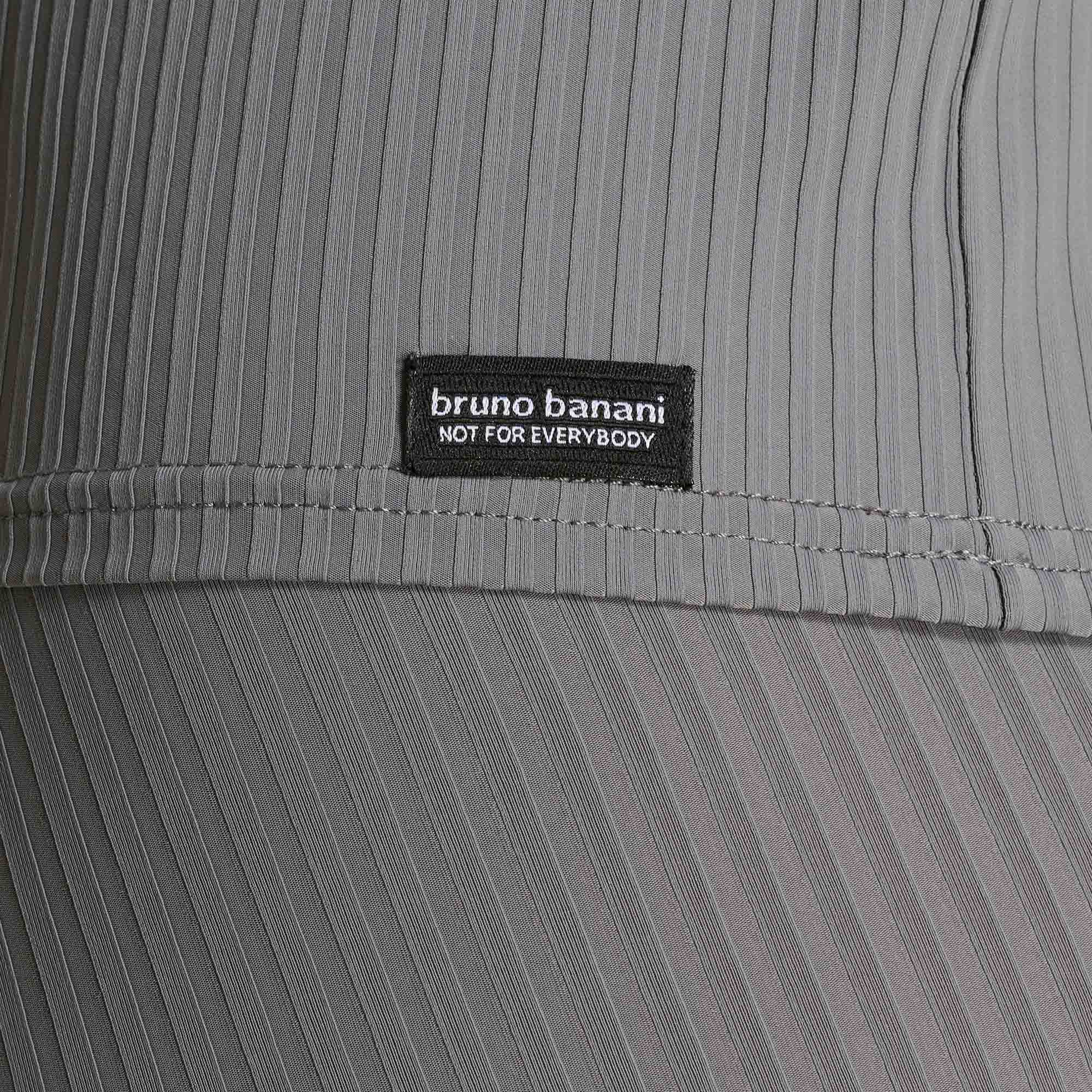 Bruno Banani Shirt à col rond »ANTISTRESS« Kurzarm, Rundhalsausschnitt, Cotton-Mix