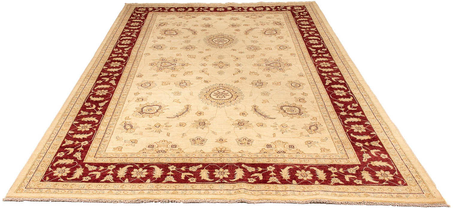 Image of morgenland Orientteppich »Ziegler - 294 x 202 cm - beige«, rechteckig, 6 mm Höhe, Wohnzimmer, Handgeknüpft, Einzelstück mit Zertifikat bei Ackermann Versand Schweiz