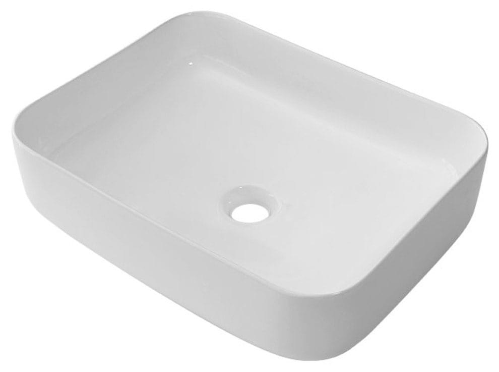 welltime Aufsatzwaschbecken »Vicenza« Rechteckig, Breite 58 cm, Tiefe 46 cm, Becken, Waschbecken