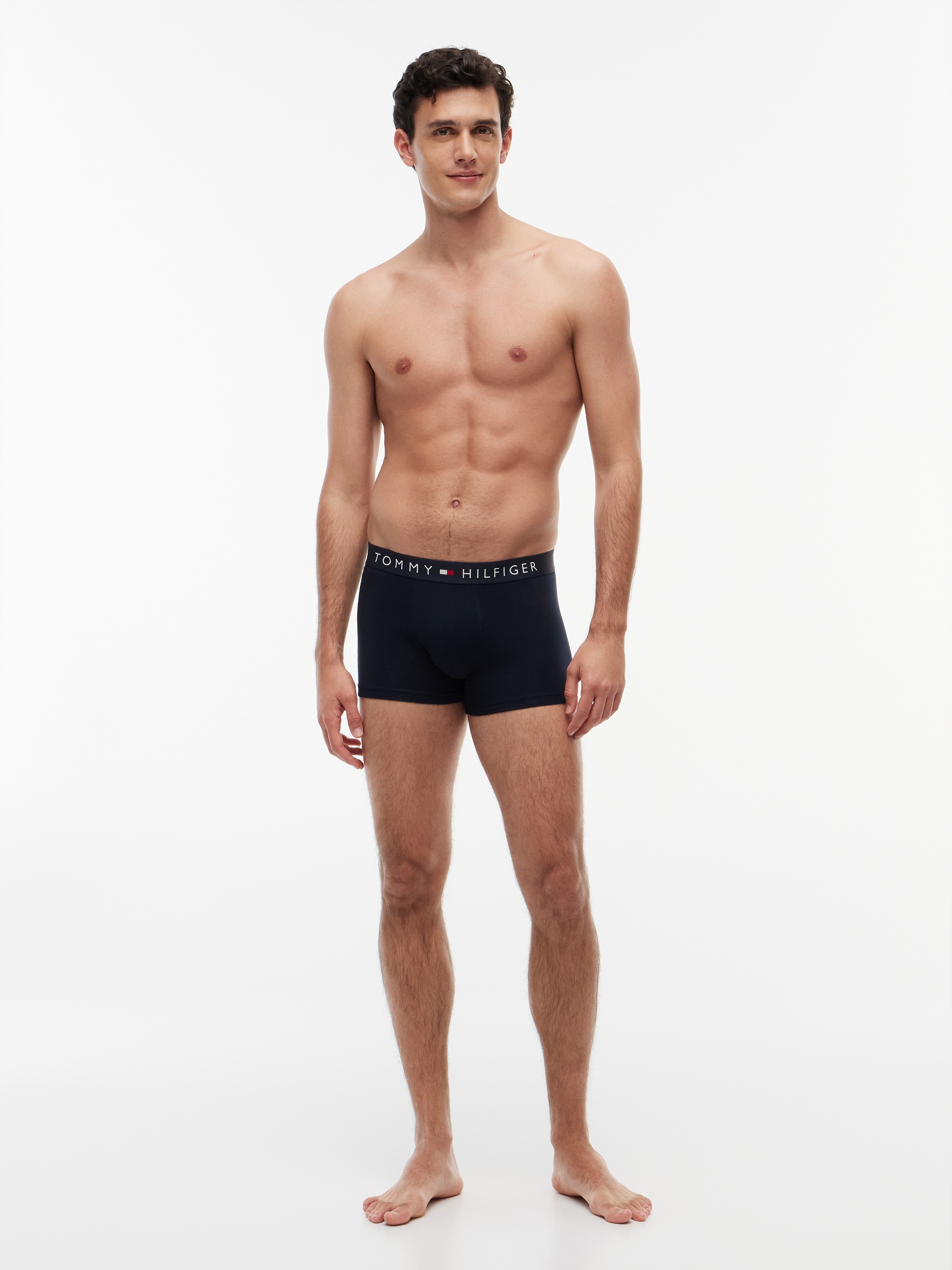 Tommy Hilfiger Underwear Tronc »3P TRUNK« Paquet, lot de 3, 3 cuis avec inscription logo Tommy Hilfiger