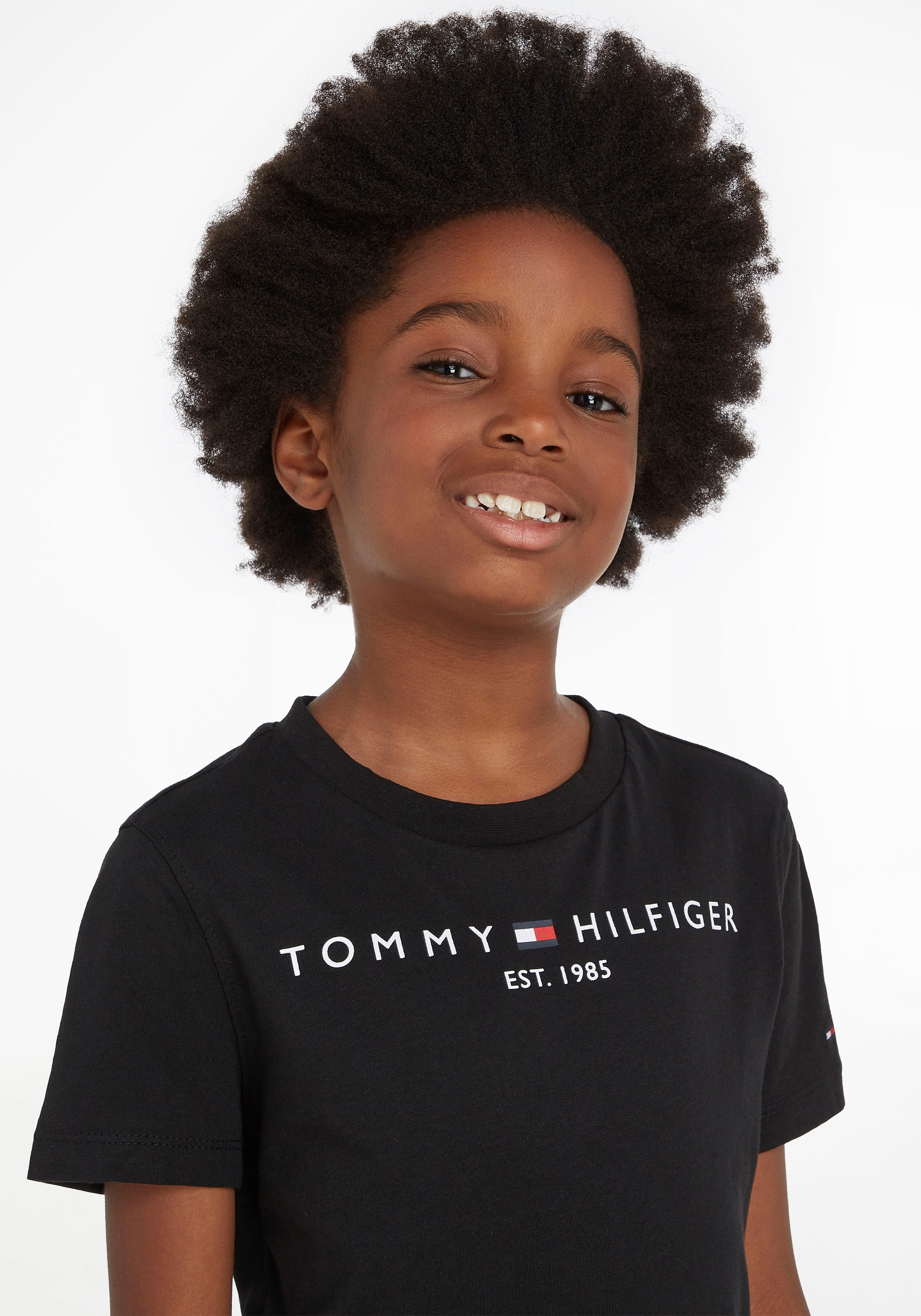 Modische Tommy Junior Kinder kaufen MiniMe,für T-Shirt »ESSENTIAL Jungen Mindestbestellwert Kids TEE«, Hilfiger ohne