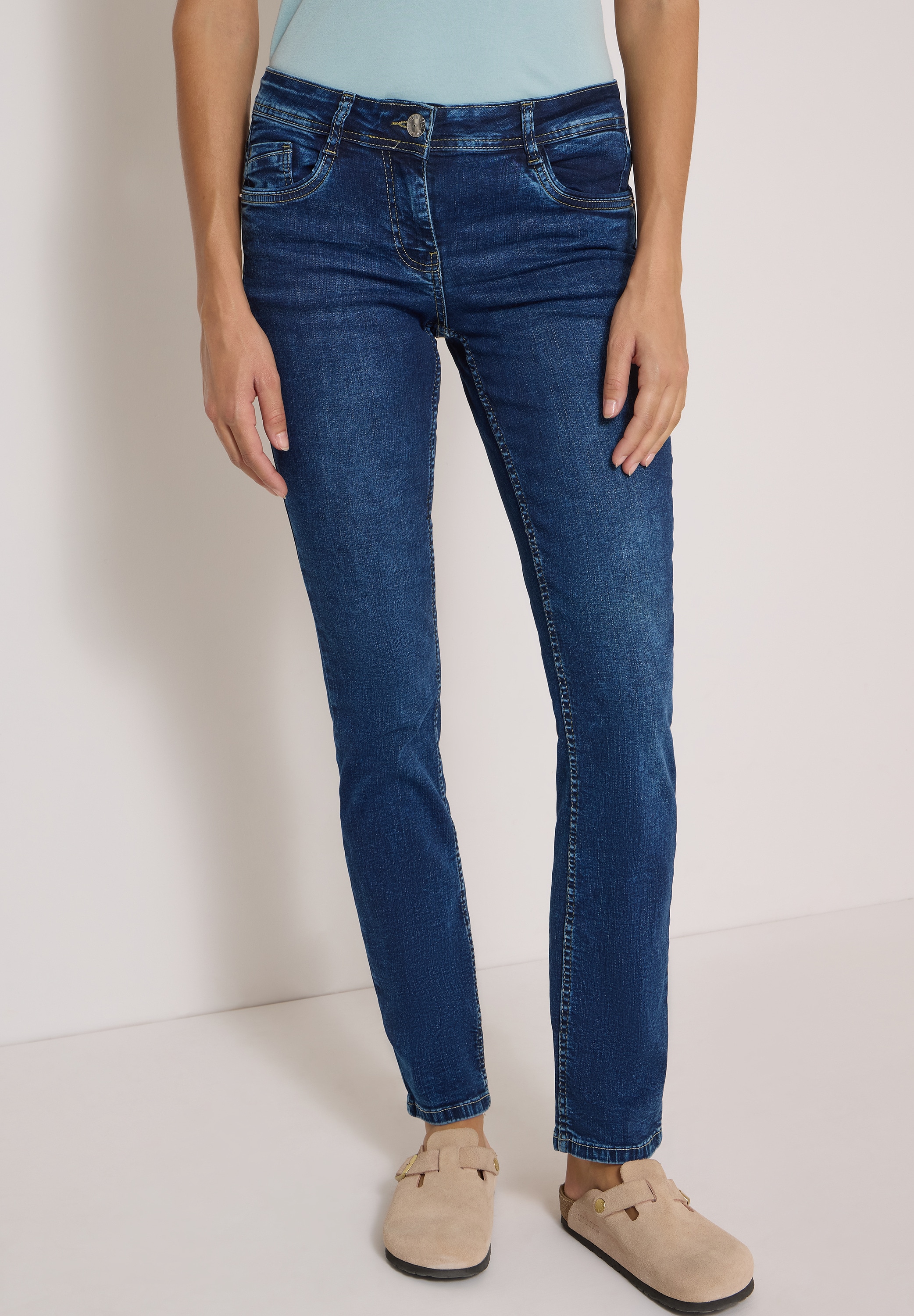 Image of Cecil Straight-Jeans "Style Scarlett" mit Stretch