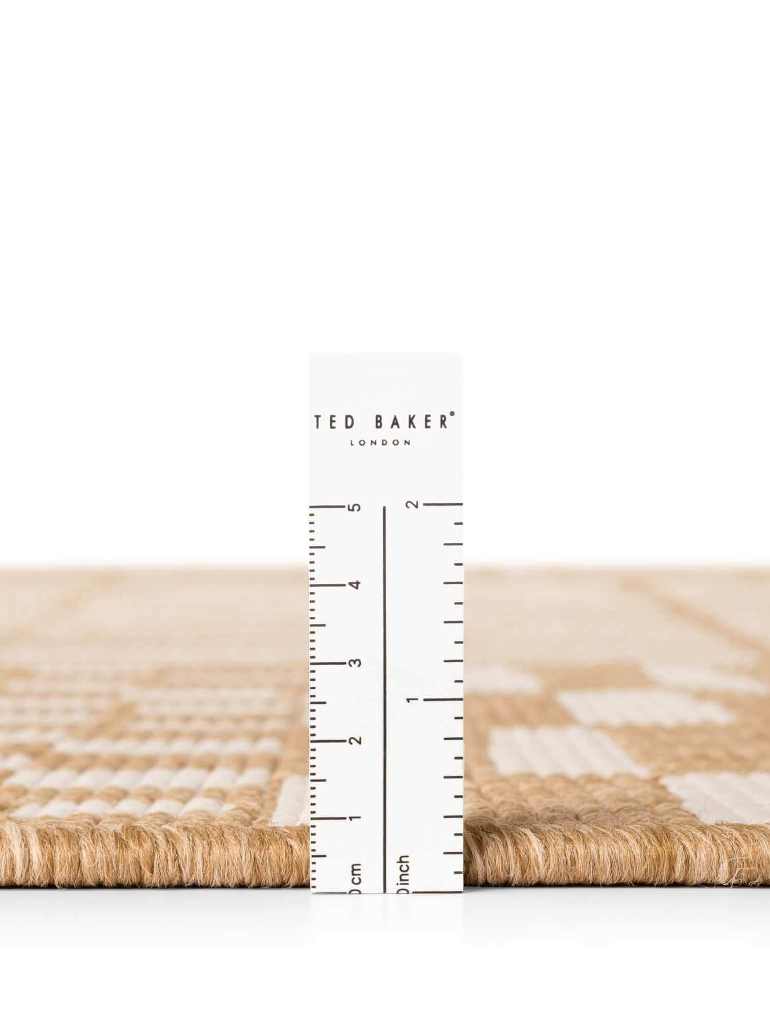 Ted Baker Teppich »Barkham , Wendeteppich« rechteckig 8 mm Höhe Designteppich, Wetterfest, Pflegeleicht, Modern, Wohnzimmer, Terrasse