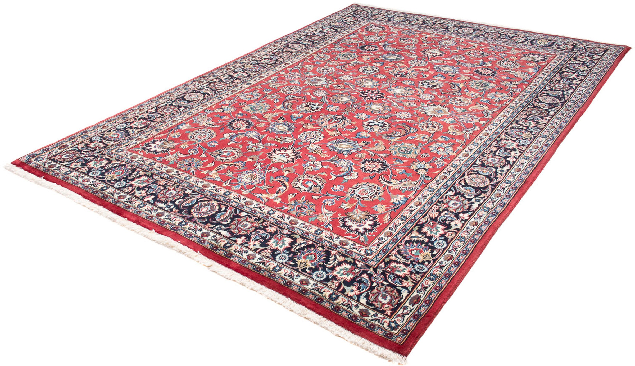Image of morgenland Orientteppich »Perser - Classic - 289 x 198 cm - rot«, rechteckig, 10 mm Höhe, Wohnzimmer, Handgeknüpft, Einzelstück mit Zertifikat bei Ackermann Versand Schweiz