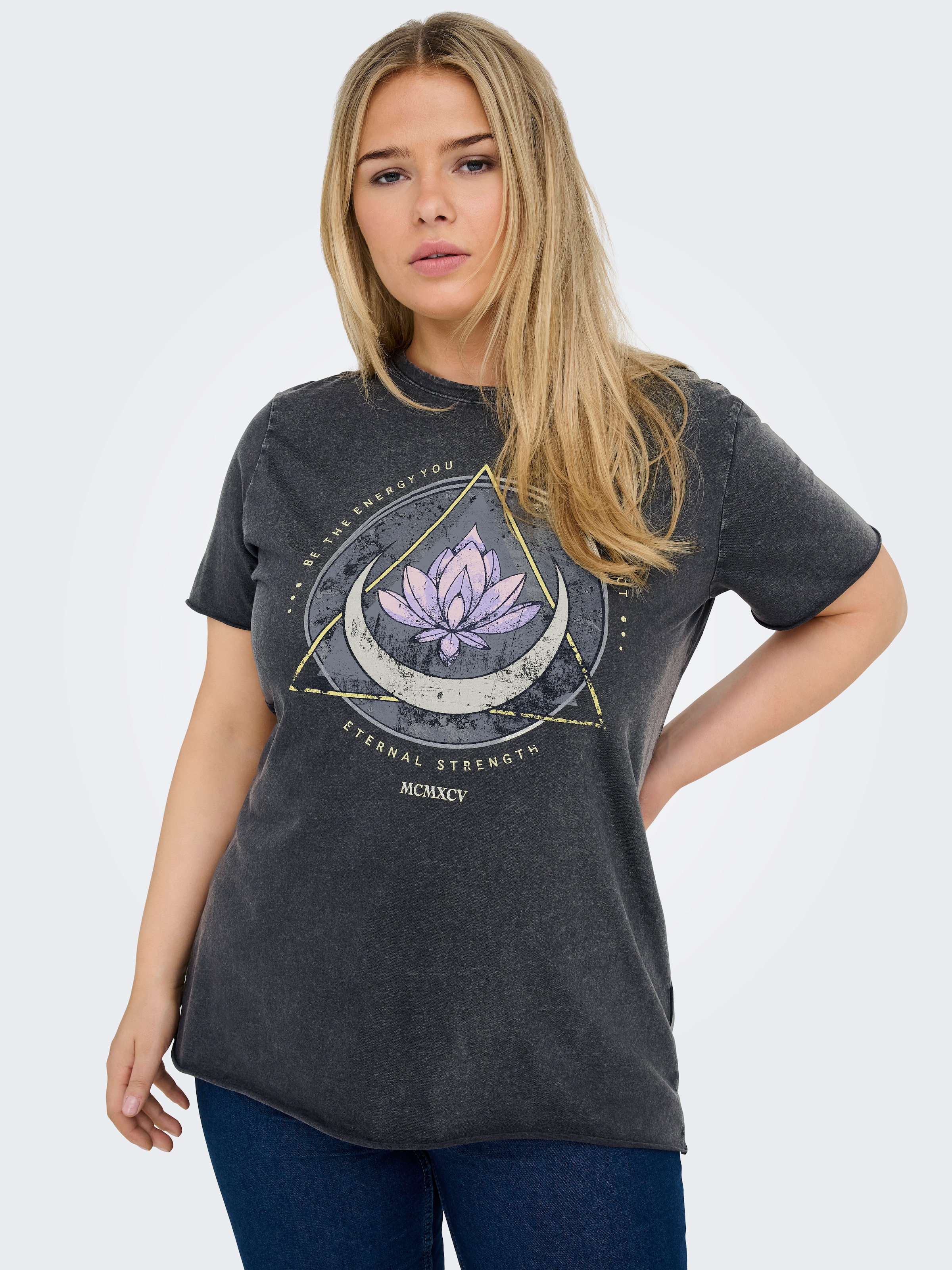 ONLY CARMAKOMA T-Shirt »CARLUCY LIFE REG S/S TOP JRS NOOS«