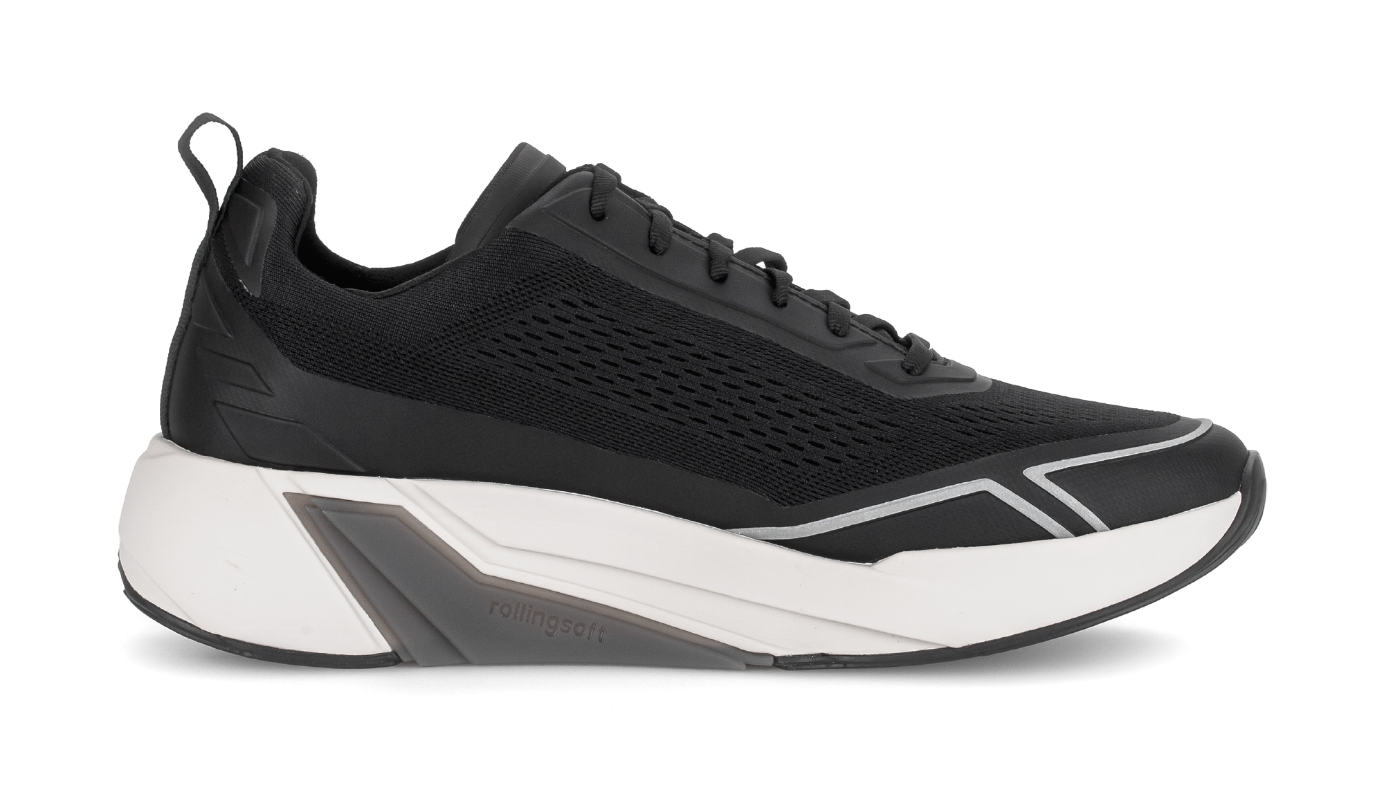 rollingsoft Sneaker  , Freizeitschuh, Halbschuh, Schnürer mit Details in der Sohle, G-Weite