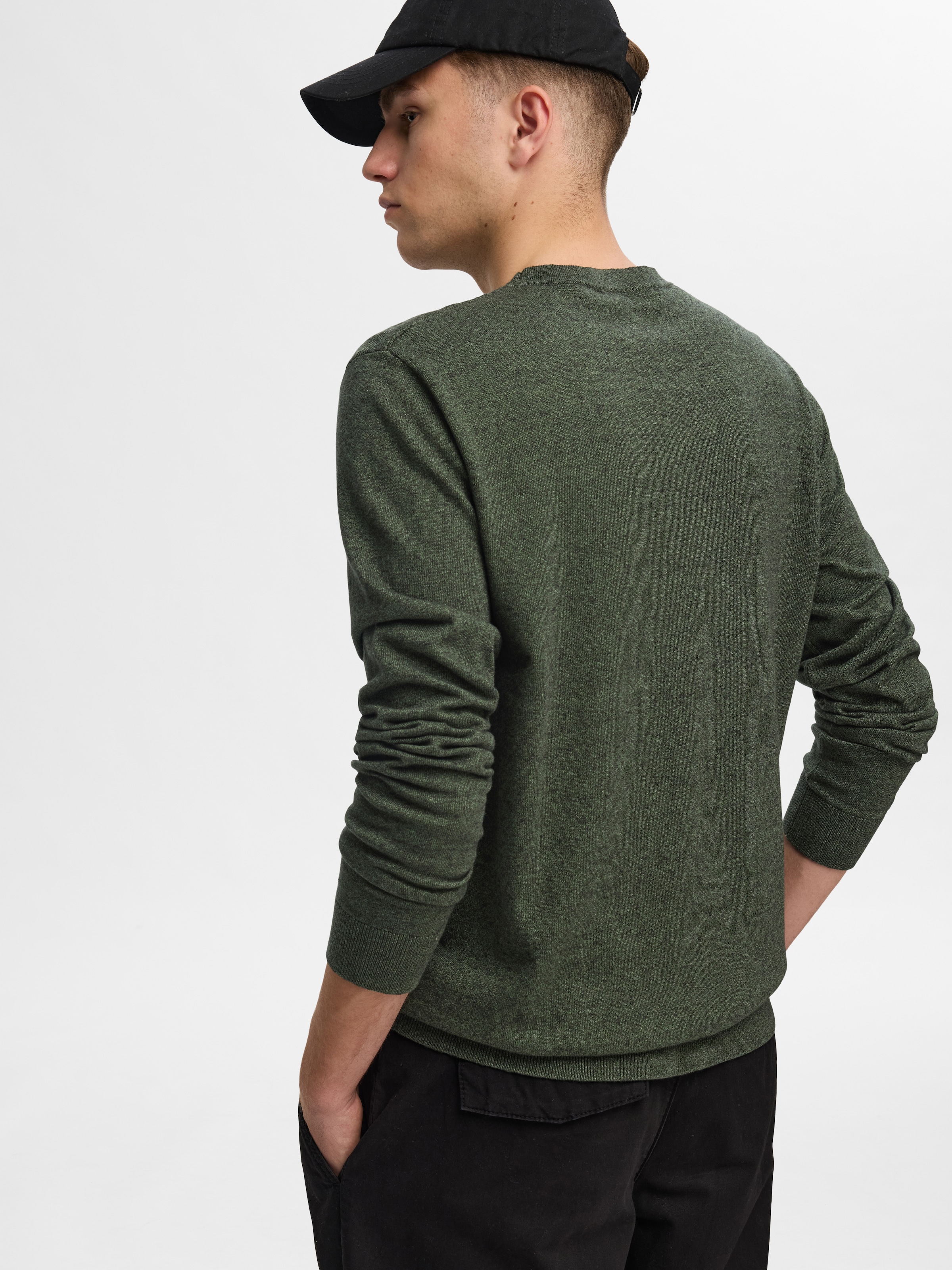 SELECTED »SLHBERG CREW NECK NOOS« Baumwolle, regular fit