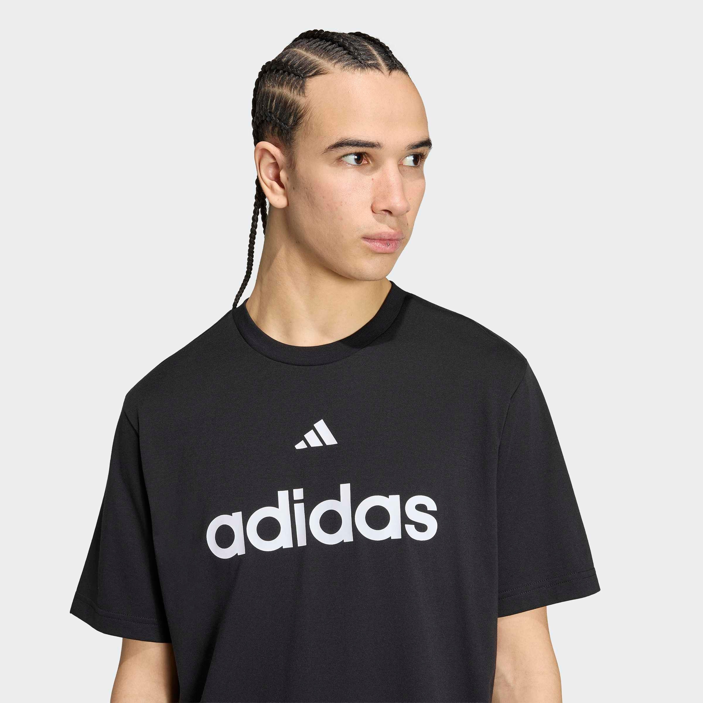 adidas Sportswear T-shirt »HOUSE OF TIRO ALWAYS ON GRAFIK« avec col rond, sans fermeture, longueur normale
