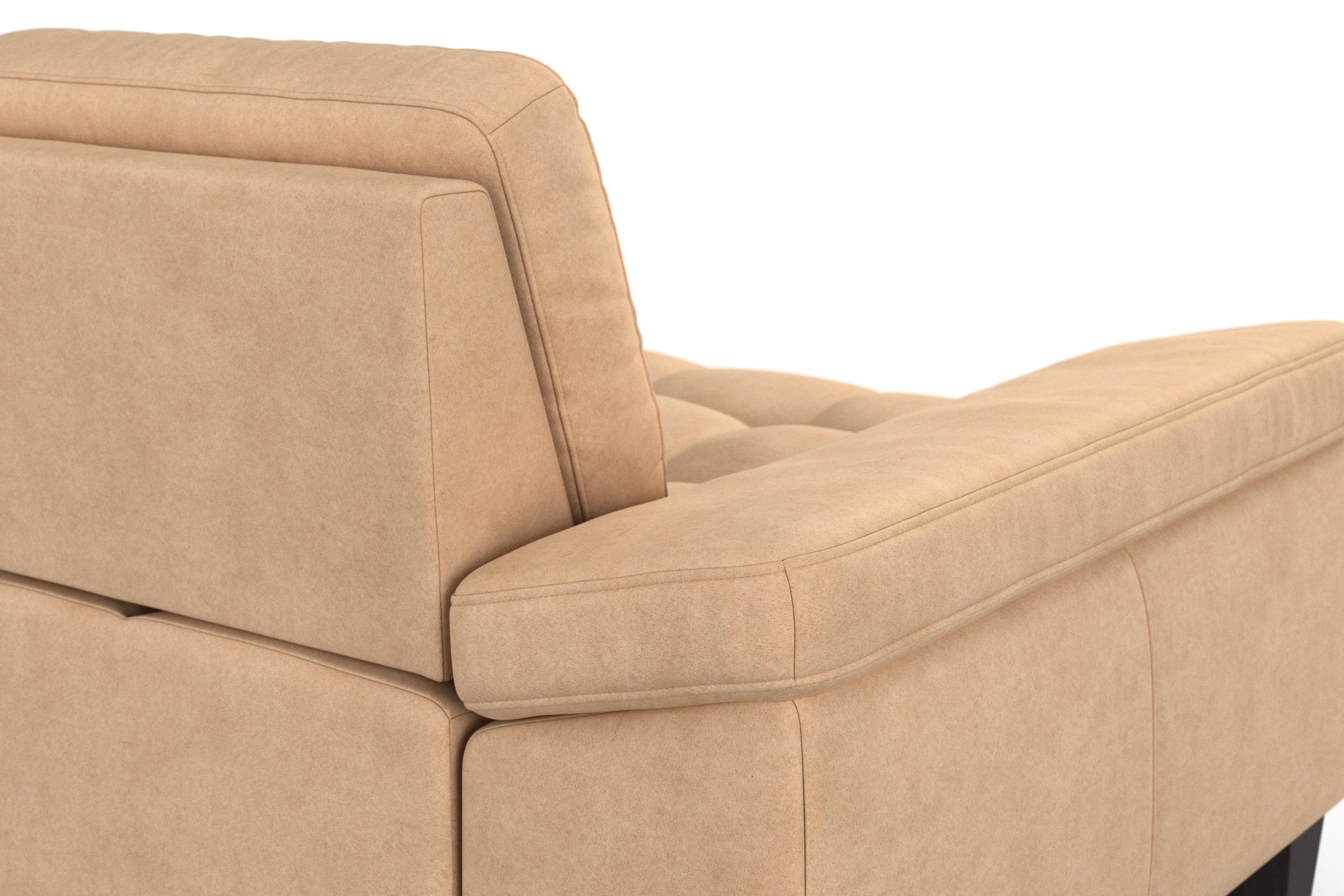 sit&more Ecksofa »Westham L-Form«, Recamiere, mit oder ohne Bettfunktion, Bettkasten, Füsse wengefarben