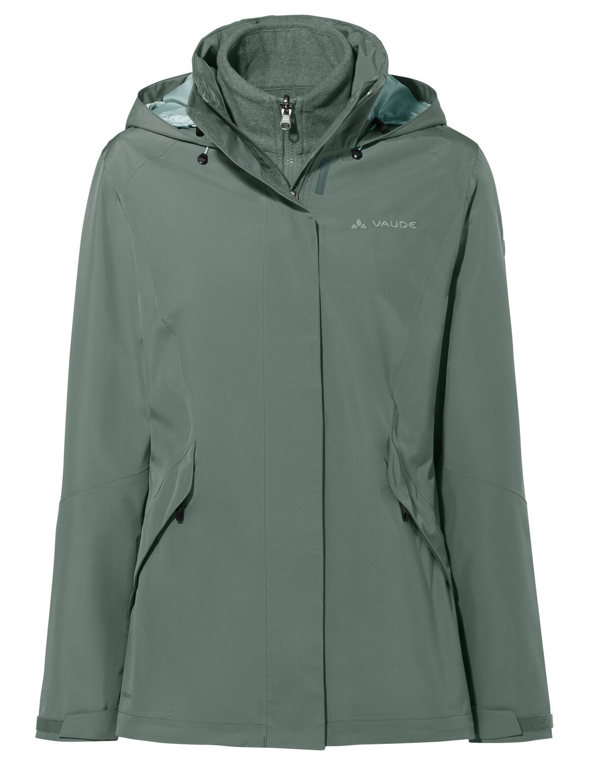 VAUDE 3-in-1-Funktionsjacke »WOMEN'S ROSEMOOR 3IN1 JACKET II«, (2 St.), Wasserdicht
