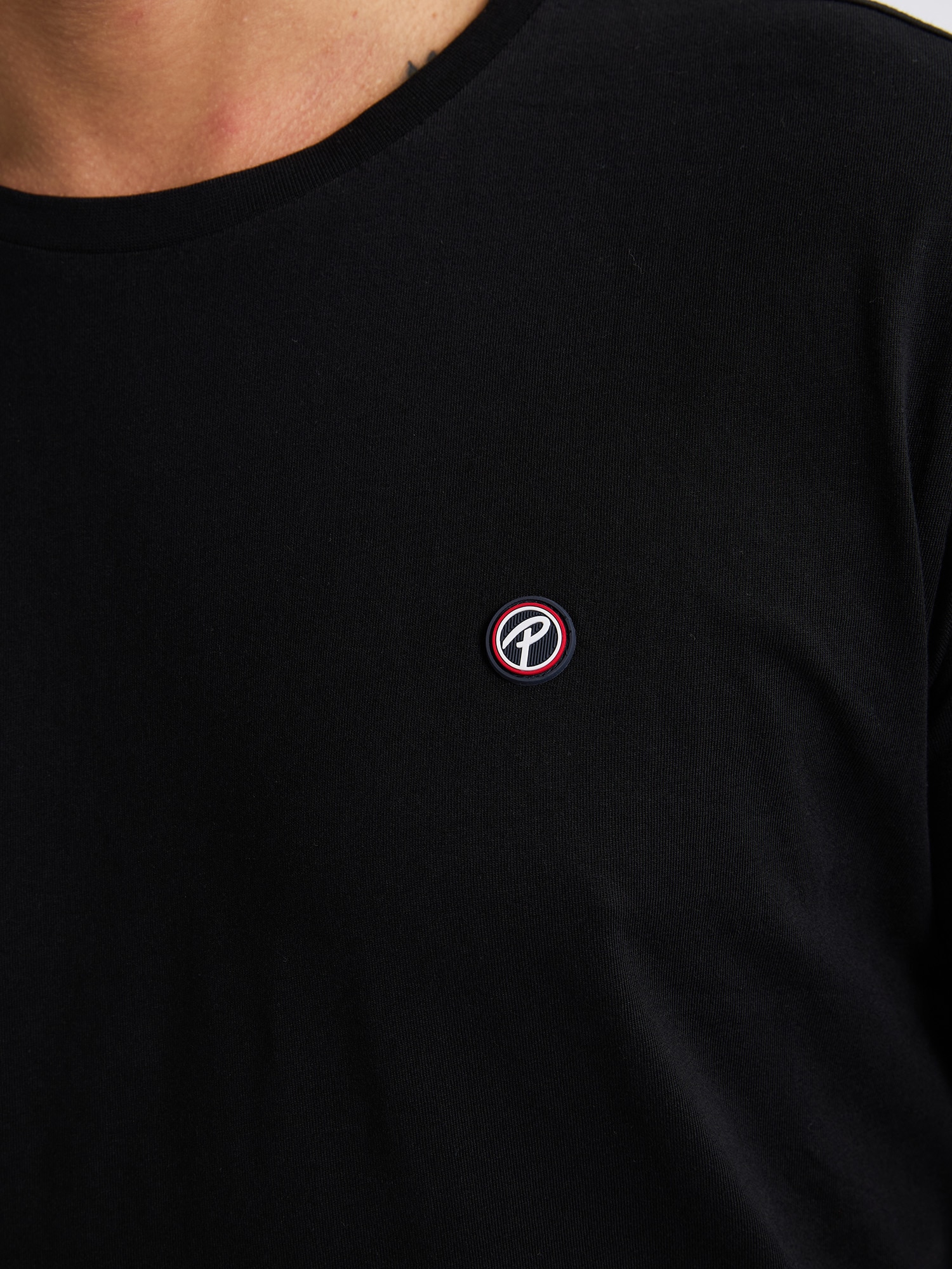 Petrol Industries Rundhalsshirt, mit Logo Stickerei