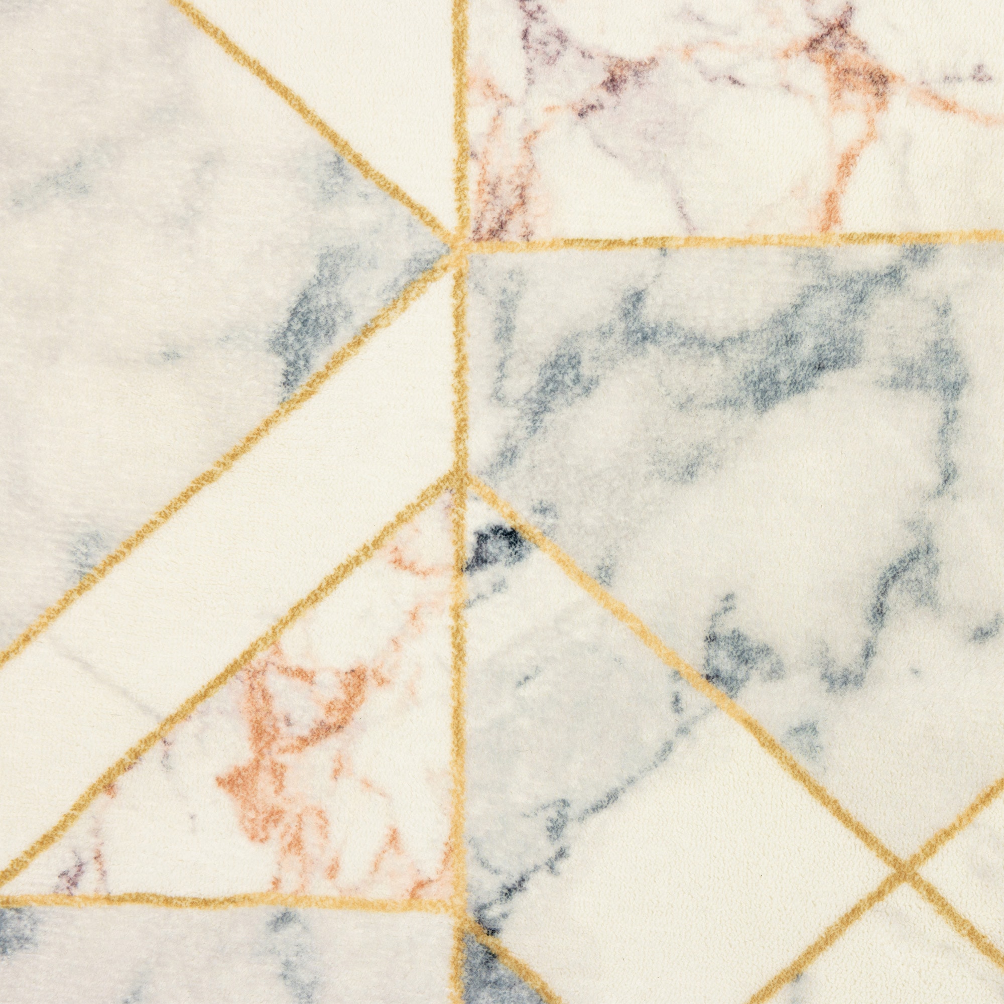 Gino Falcone Tapis de bain »Aquata GF-155, Badvorleger, Badezimmer Teppich« Höhe 7 mm revêtement antidérapant Badteppich, bedruckt, Marmor Design, rechteckig