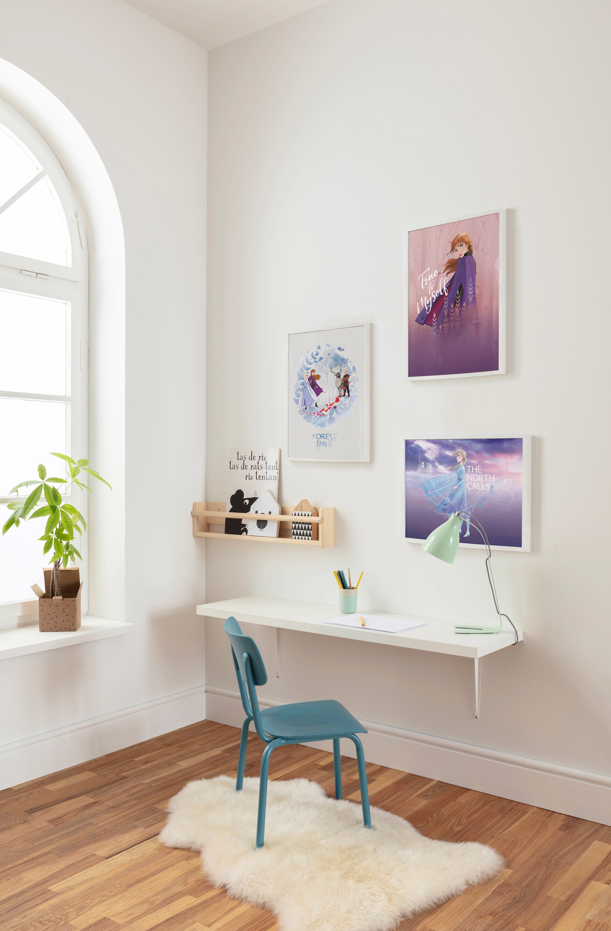 Komar Bild »Frozen Anna True to Myself«, Disney, (1 St.), Wandbild zur Dekoration im Kinderzimmer - ohne Rahmen