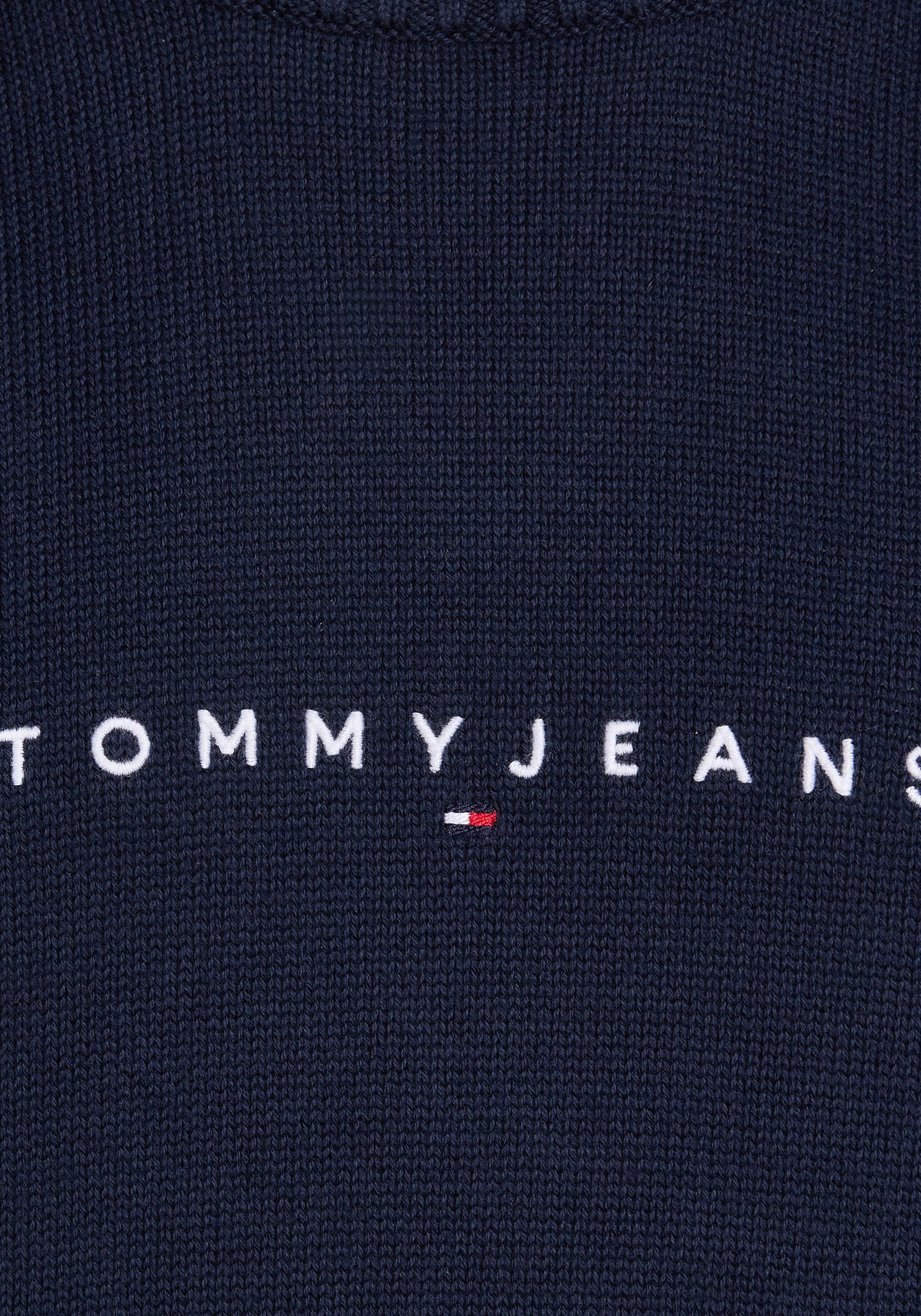 Tommy Jeans Rundhalspullover »TJM SLIM LINEAR LOGO SWEATER«