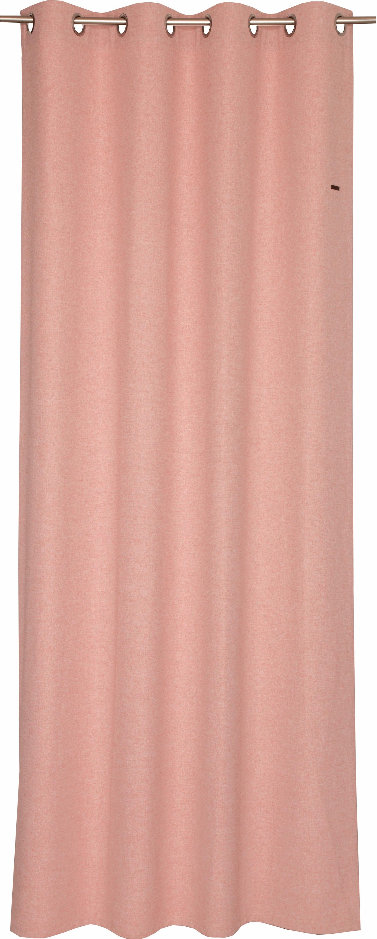 Image of Esprit Vorhang "Harp" Ösen 1 Stk. tlg. HxB: 250x140, Blickdicht, mit Lederlabel, (BxH) 140 x 250 cm