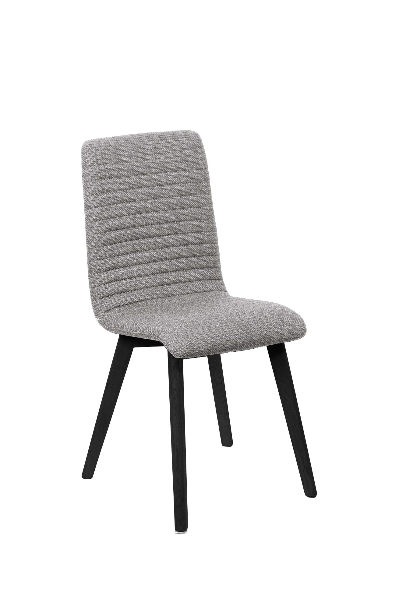 Home affaire 4-Fussstuhl »Arosa Esszimmerstuhl, Polsterstuhl, Küchenstuhl, Speisestuhl, Essstuhl« (Set) 2 Stk.2er-Set, Beine aus Massivholz Eiche oder Buche, mit gestepptem Stoff