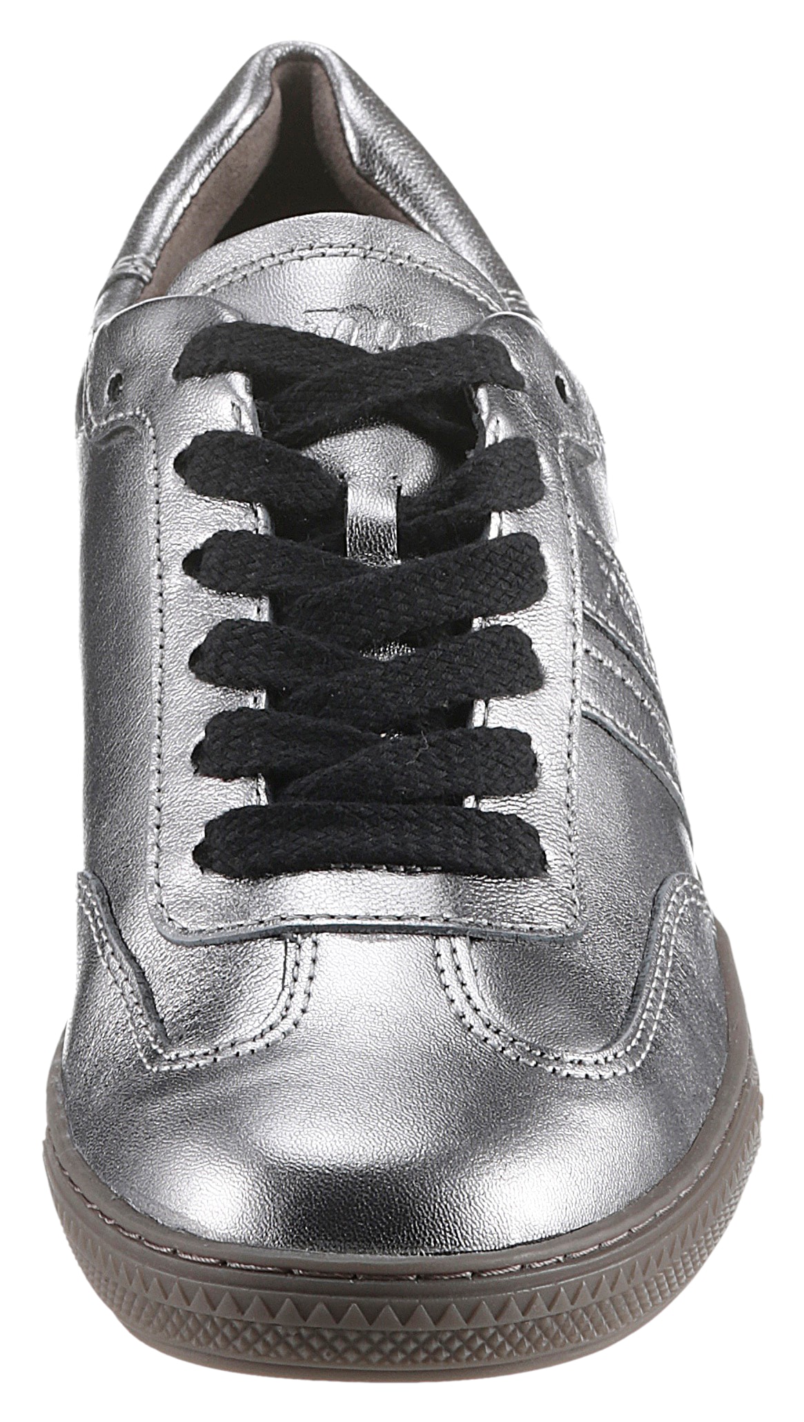 Paul Green Sneaker, Schnürschuh, Halbschuh, Freizeitschuh in Metallic-Optik