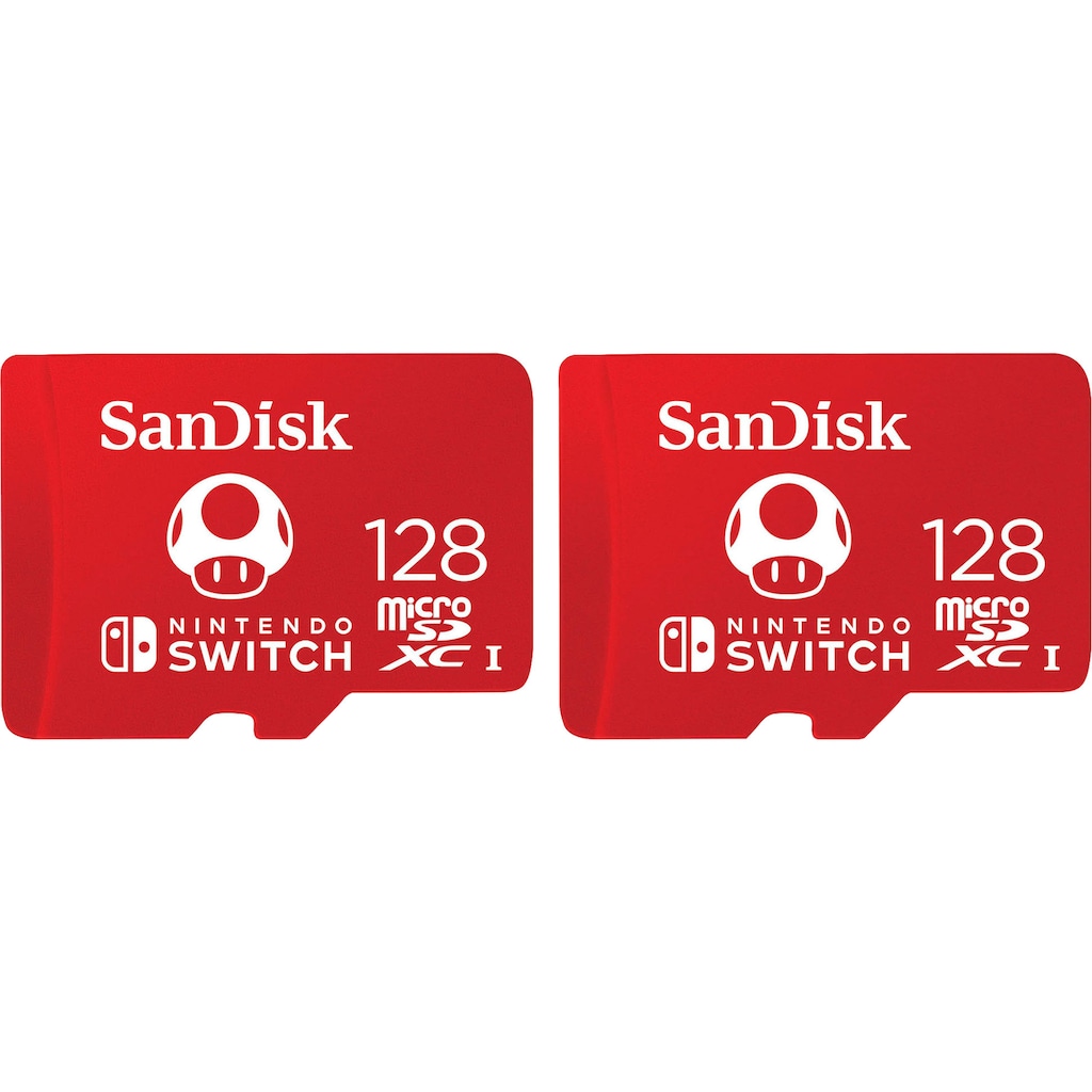Sandisk Speicherkarte »2 x microSDXC™ Card für die Nintendo Switch™«, (100 MB/s Lesegeschwindigkeit), Doppelpack