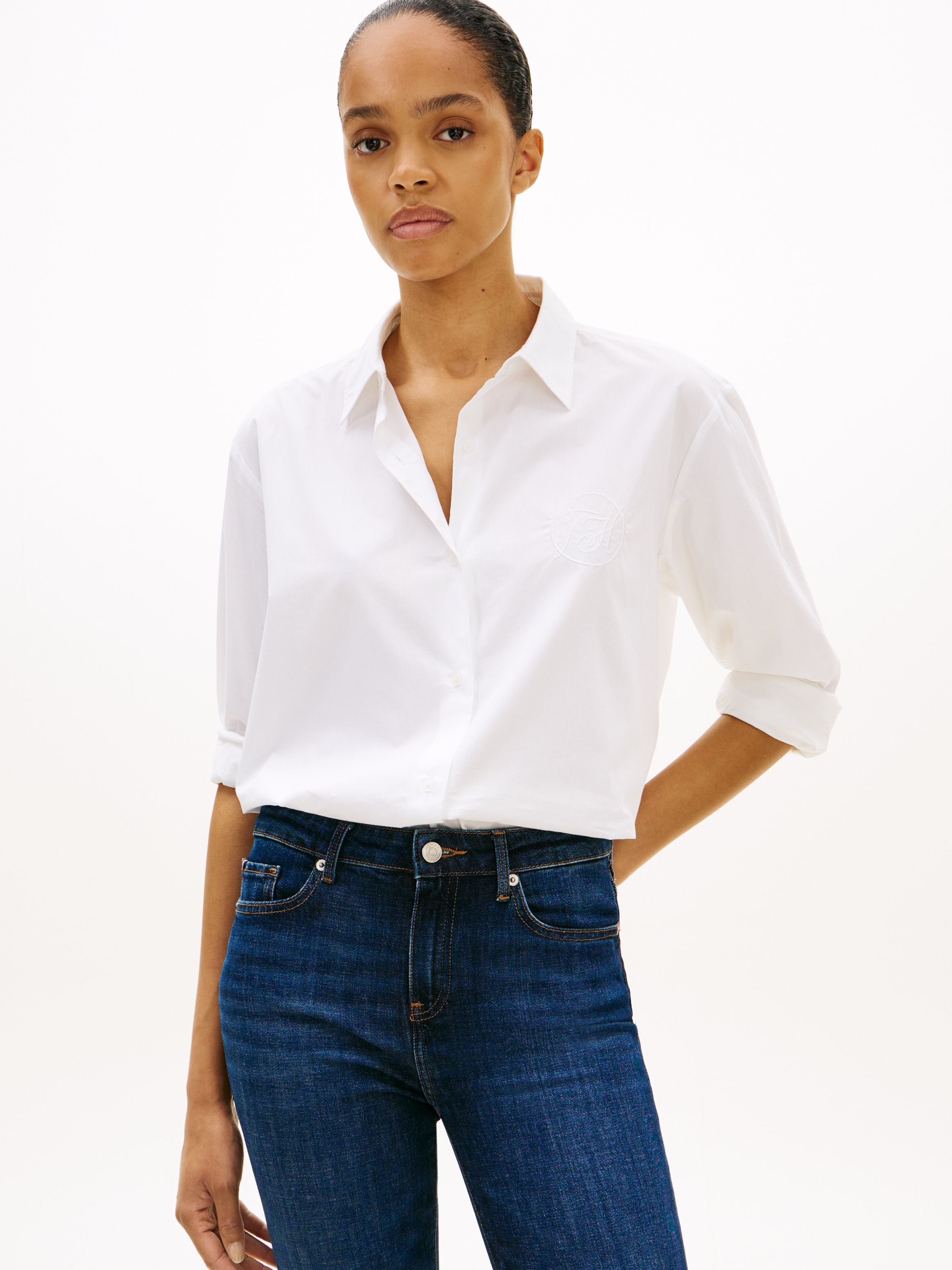 Tommy Hilfiger Blouse chemise »COTTON EASY SHIRT«