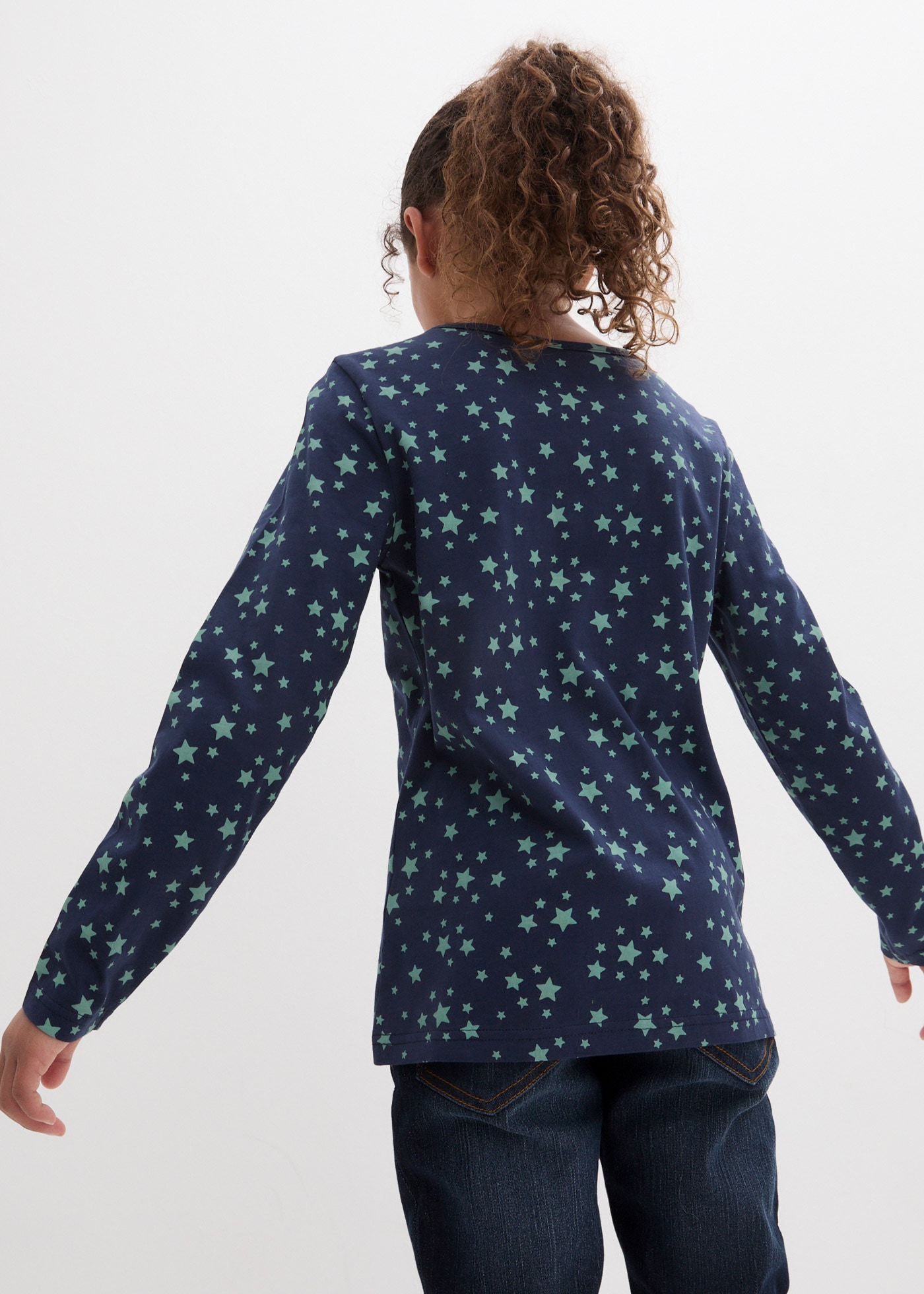 bonprix Langarmshirt, 3er Packung
