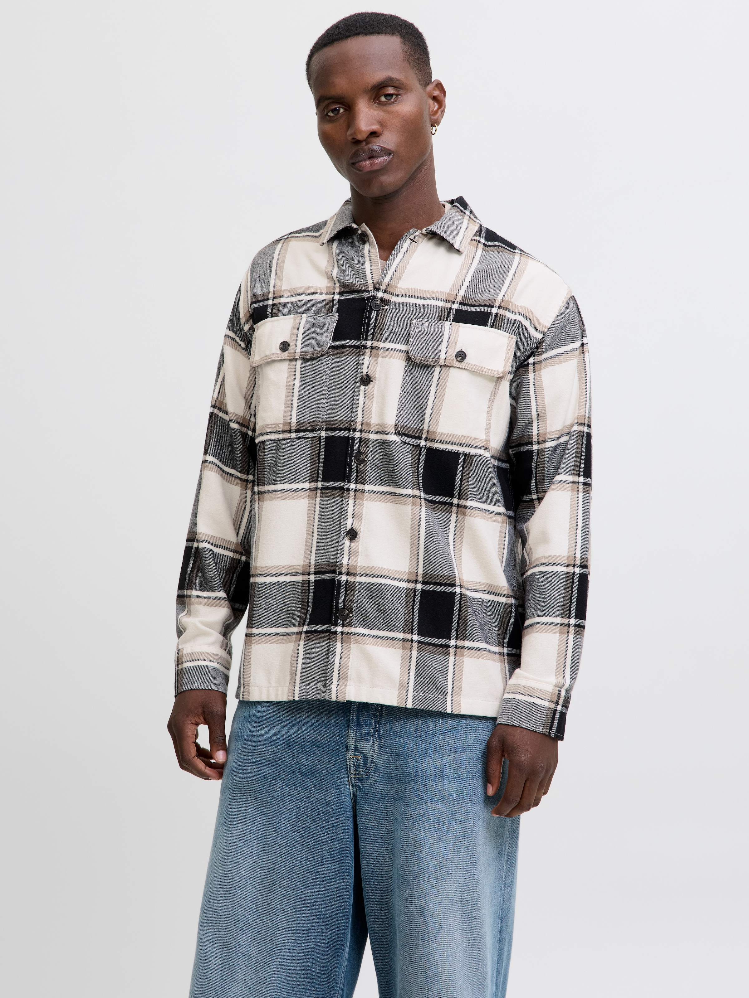 Image of Jack & Jones Langarmhemd "JJECHARGE OVERSHIRT LS NOOS"