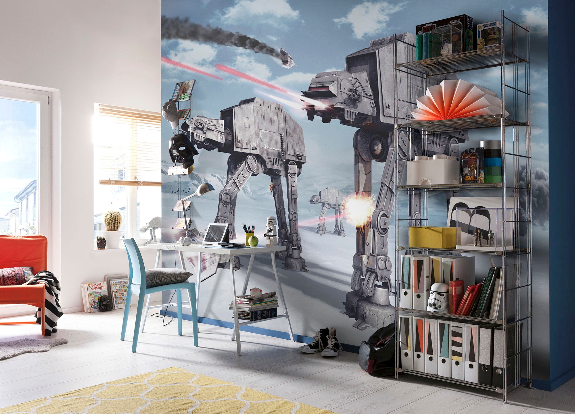 Komar Vliestapete »Digitaldruck Vlies - STAR WARS Battle of Hoth - Grösse 400 x 260 cm«, bedruckt, Wohnzimmer, Schlafzimmer