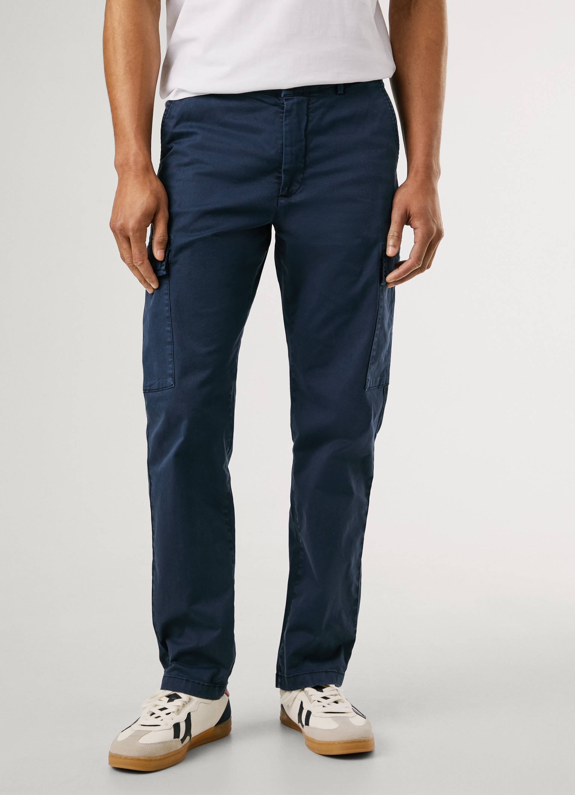 Image of Pepe Jeans Chinohose "SLIM CARGO TWILL" mit aufgesetzten Taschen