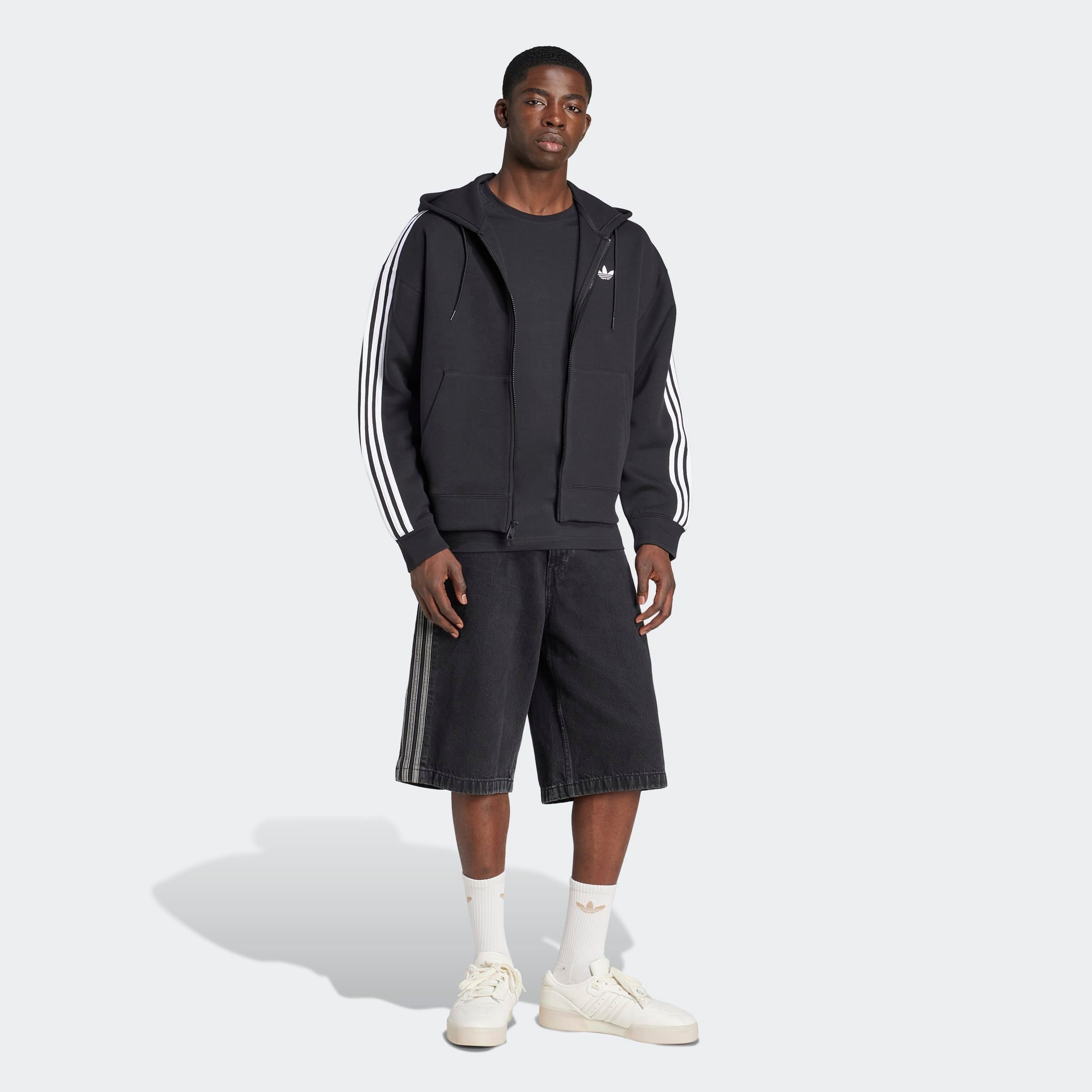 adidas Originals Sweat à capuche »SPACER HOODIE«, mit Reissverschluss, lockere Oversize-Passform
