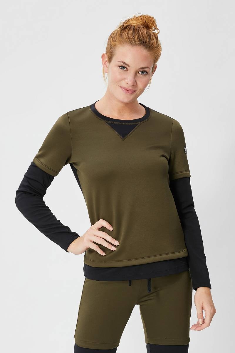 Sweatshirt »W MOUNTAIN DOUBLE LAYER SWEATER«