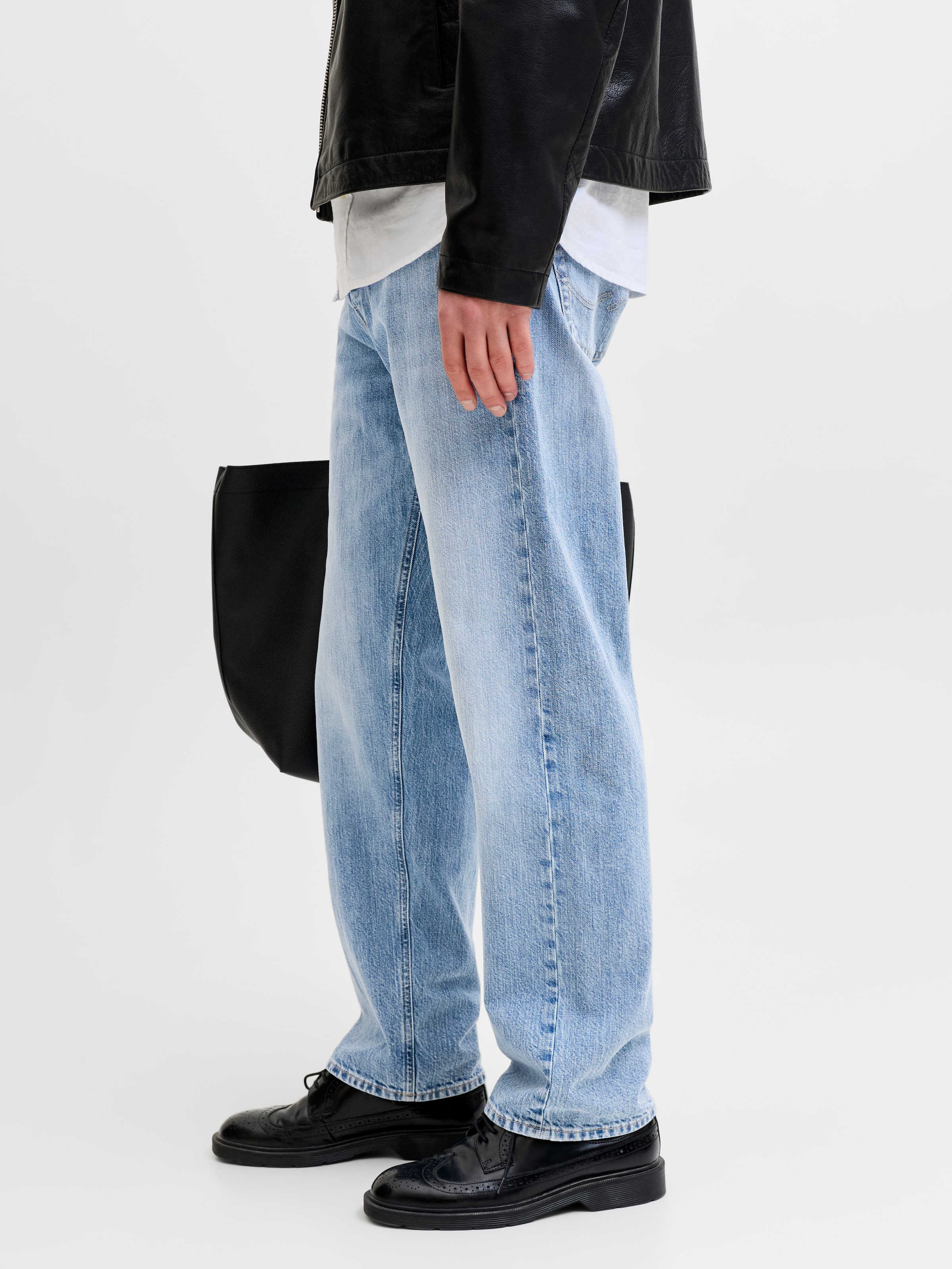 Jack & Jones Jeans loose fit »JJIEDDIE JJORIGINAL SQ« coton, coupe ample