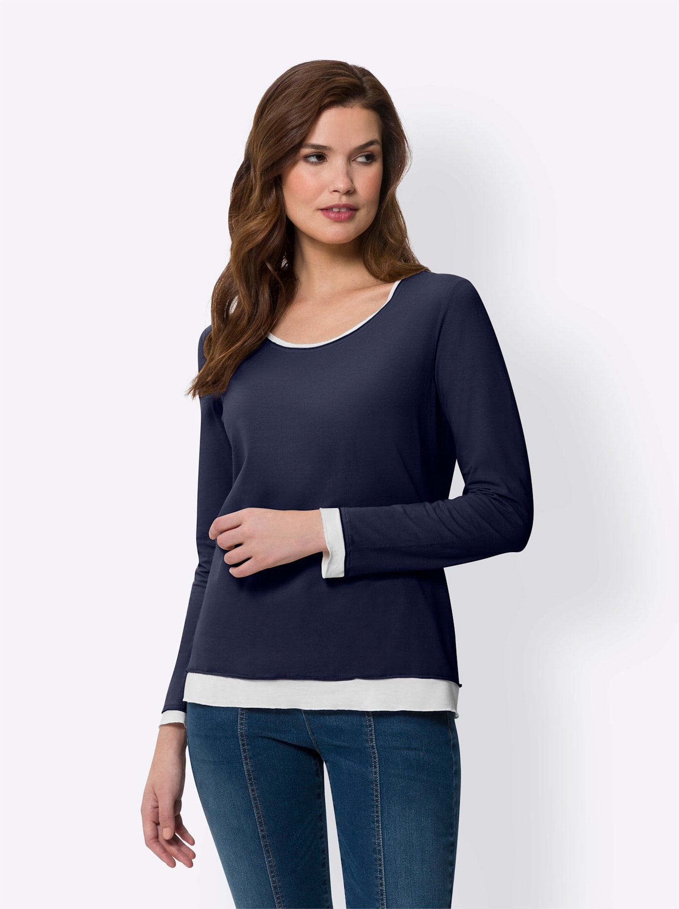 heine Langarmshirt »T-Shirt«, (1 tlg.)