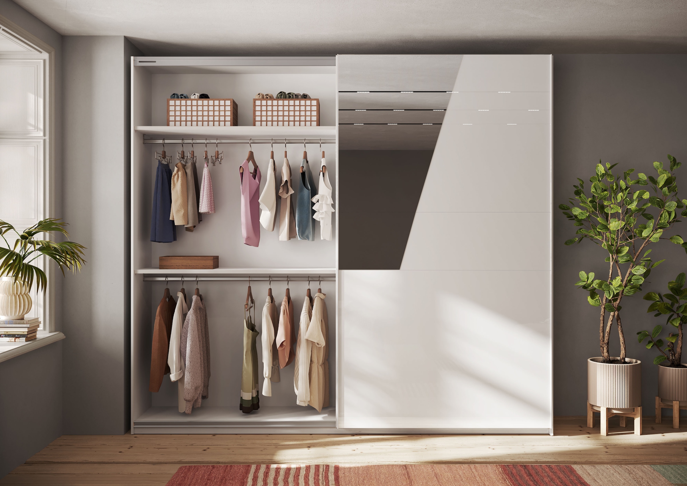 INOSIGN Einlegeboden »Malmo Weiss (1St), Zubehör für Schwebetürenschrank,«, Breite 135,2 cm, Tiefe 50 cm, Höhe 2,2 cm