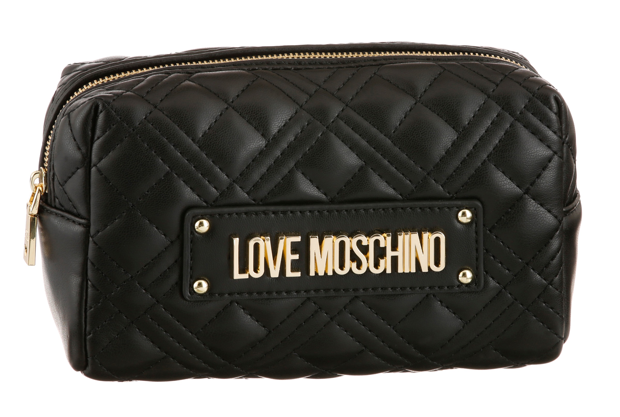 Image of LOVE MOSCHINO Kosmetiktasche, mit Steppung und goldfarbenen Details bei Ackermann Versand Schweiz