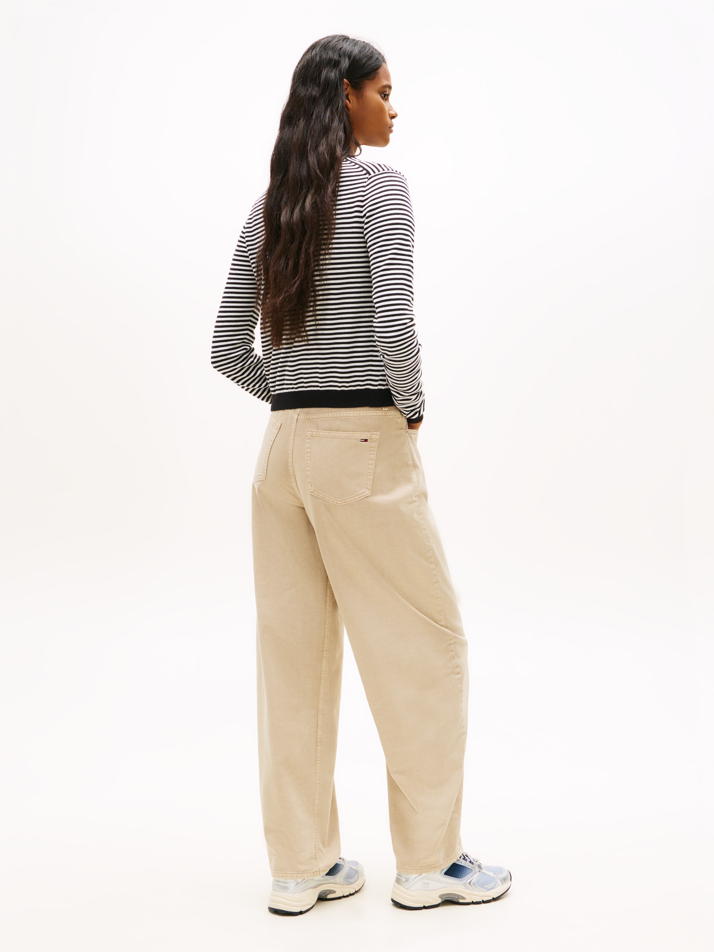 Tommy Jeans Veste en tricot »TJW ESSENTIAL CREW NECK CARDIGAN« Coton