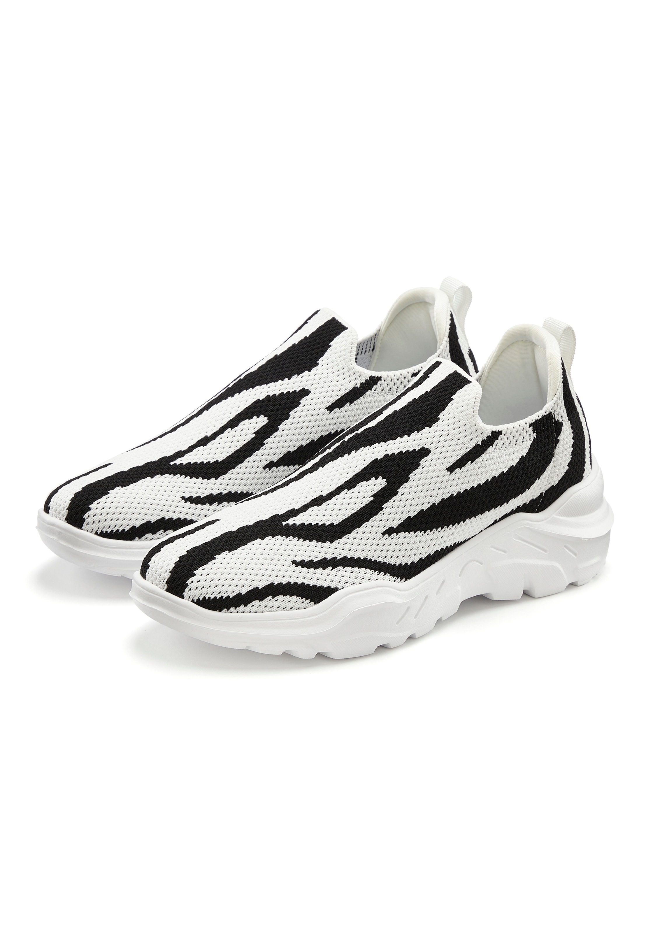 Image of French Connection Sneaker "Slipper, Halbschuh, Freizeitschuh, Slip-On-Sneaker," zum Reinschlüpfen VEGAN
