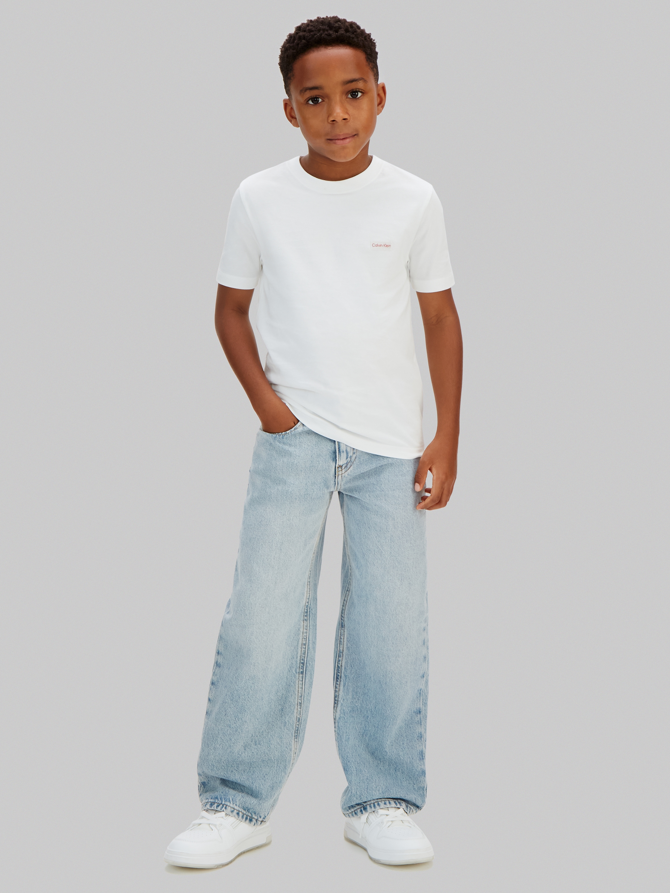 Calvin Klein Jeans T-Shirt »LOGO LABEL T-SHIRT« Regular fit für Kinder, mit Logoschriftzug
