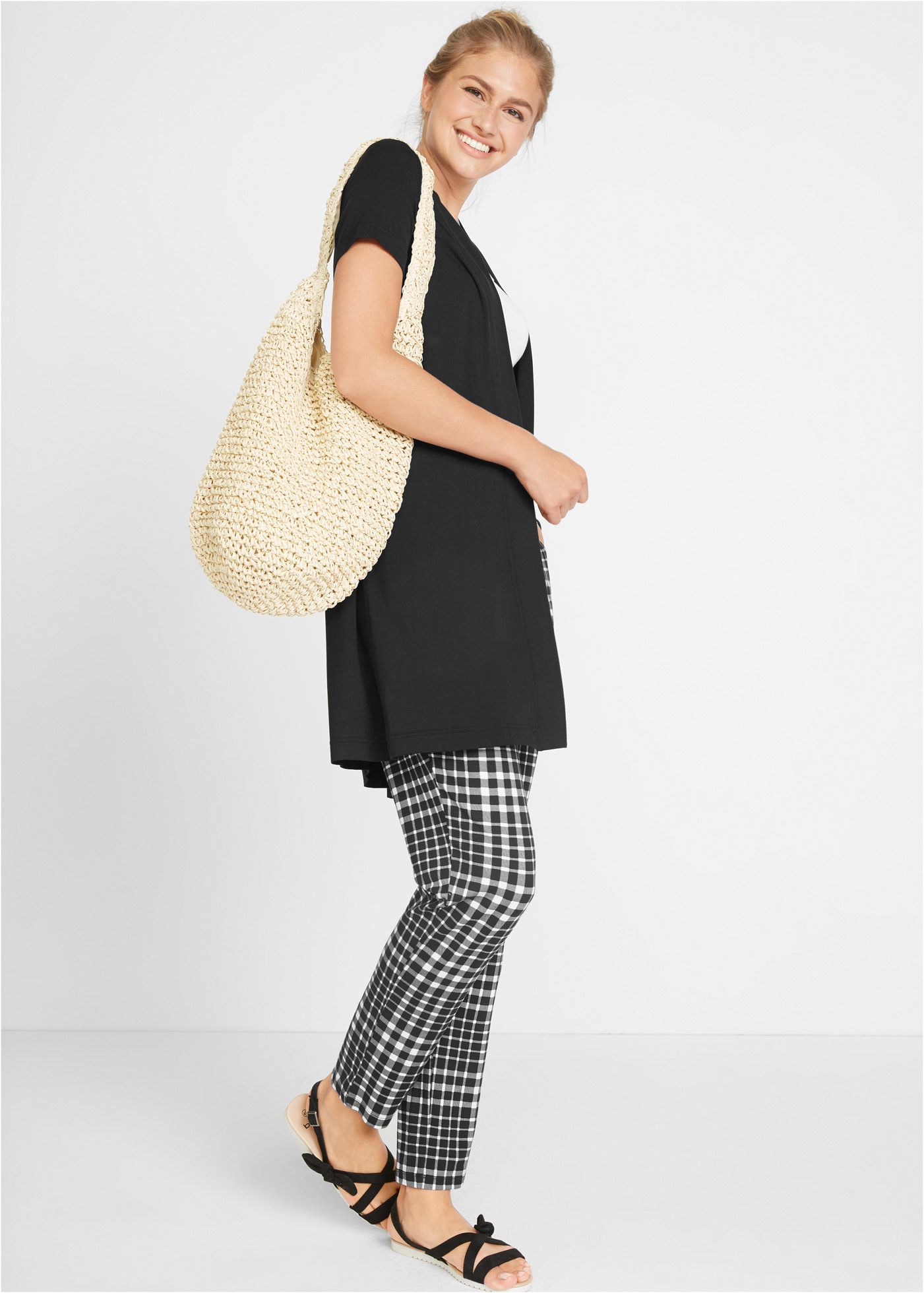 bonprix Shirtjacke »Shirtjacke aus softer Viskose« lockere Passform, Kurzarm-Design, für vielseitige Anlässe