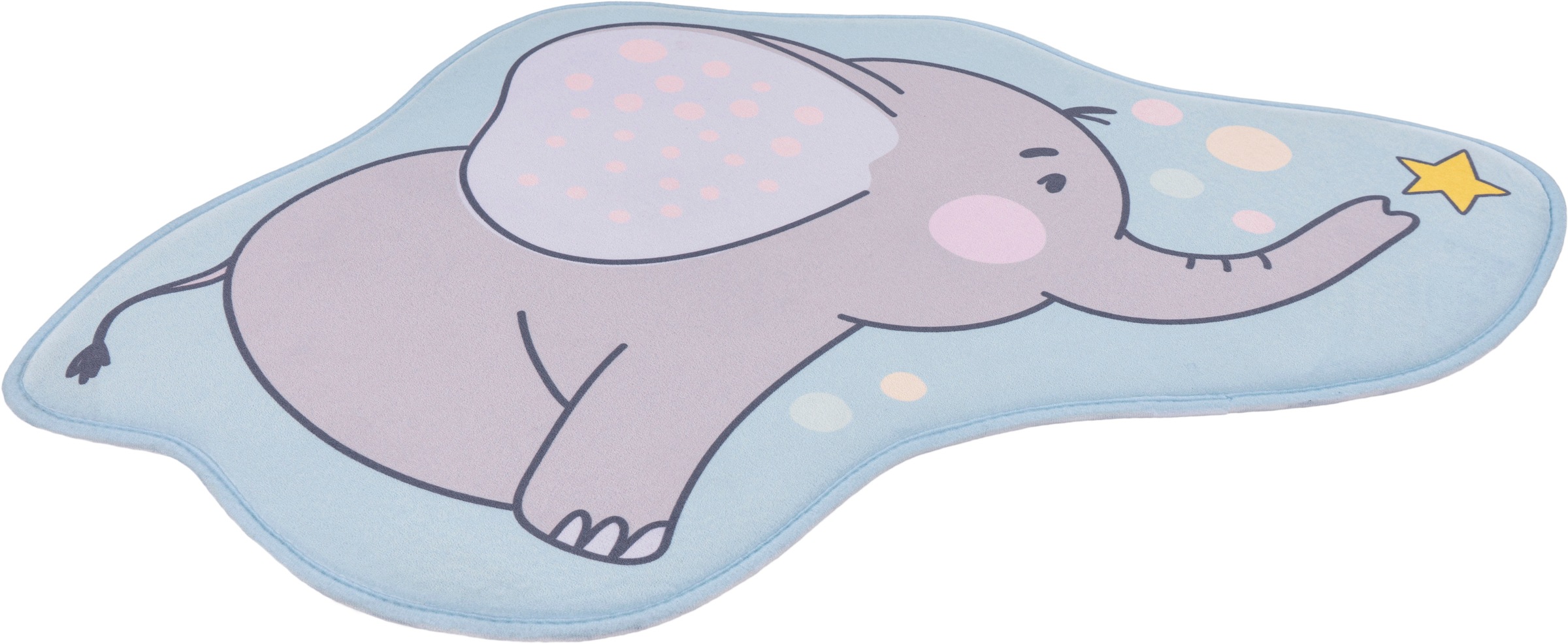 Image of Obsession Kinderteppich »My Mila Kids 151«, Motivform, 8 mm Höhe, Motiv Elefant, waschbar, Kinderzimmer bei Ackermann Versand Schweiz