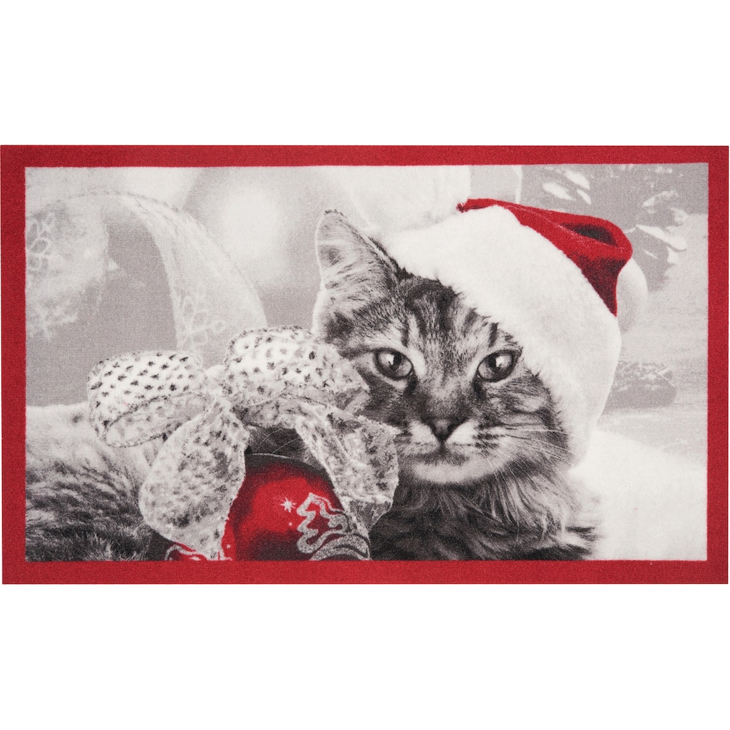 HANSE Home Fussmatte »Christmas Cat«, rechteckig