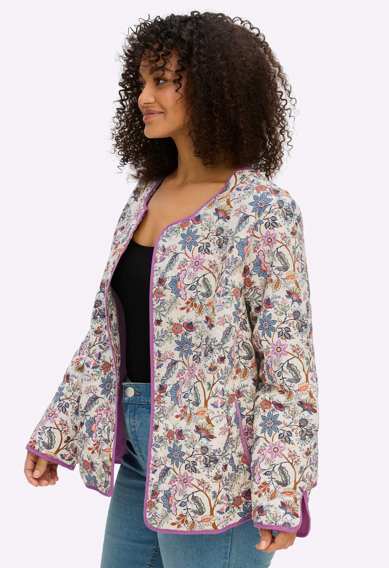 Sheego Veste blazer »Steppblazer«