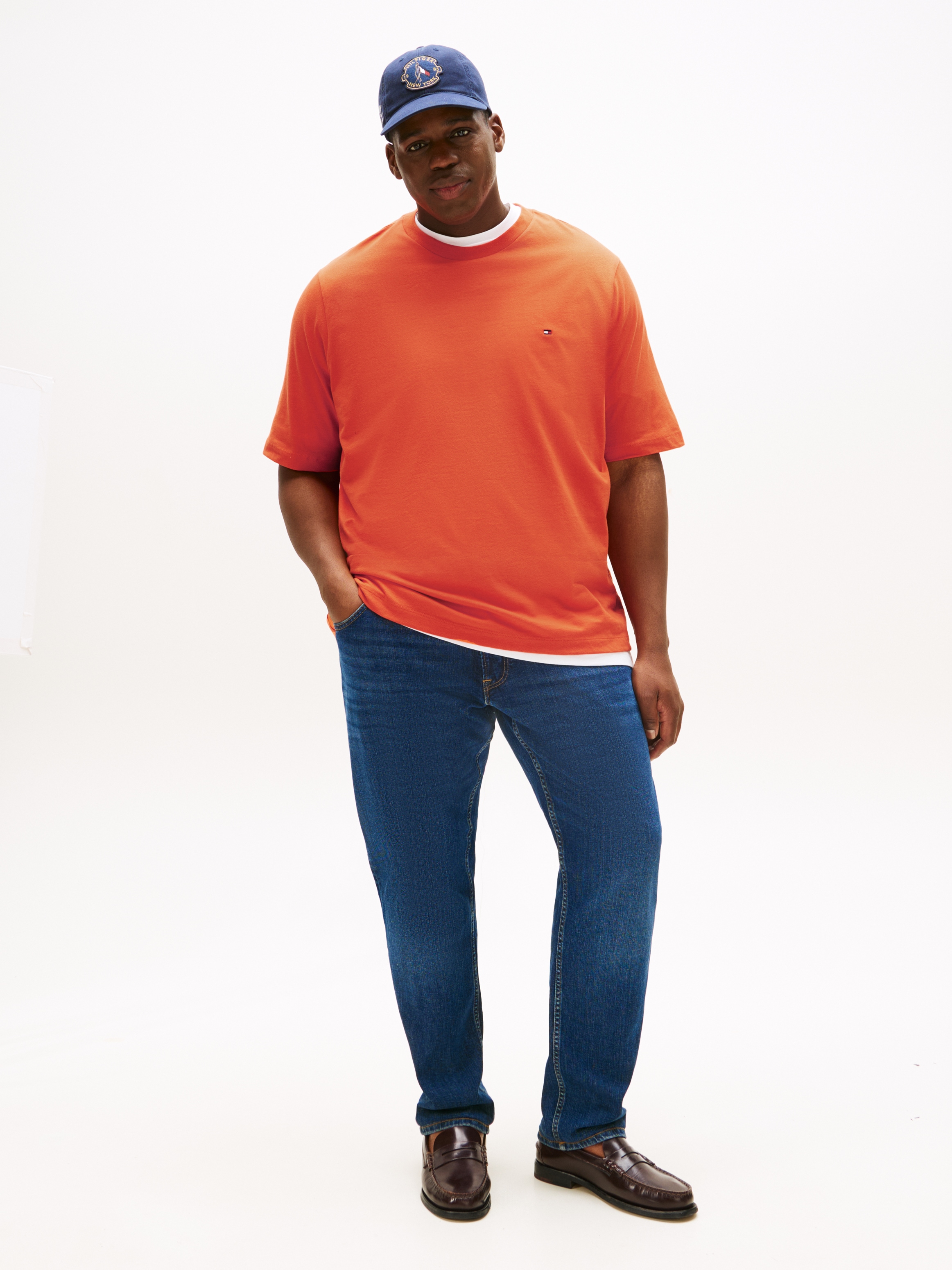 Tommy Hilfiger Big & Tall T-Shirt »BT-ESS SEASONAL REG SOLID TEE-B«, Grosse Grössen