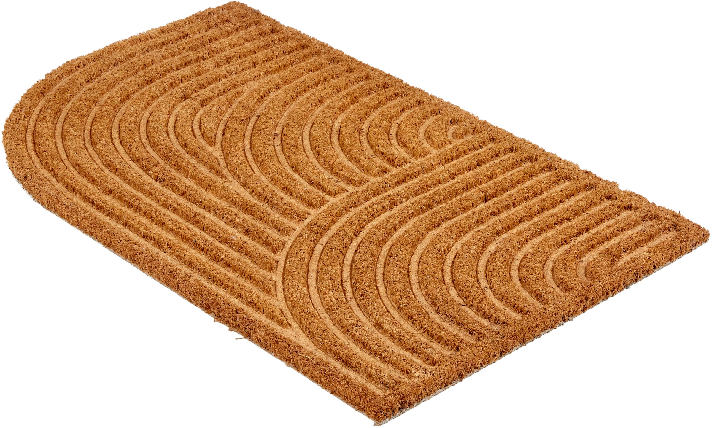 ASTRA Tapis de sol »Coco Shape 008« Rectangulaire 15 mm Höhe Paillasson, coco, arrondi, antidérapant