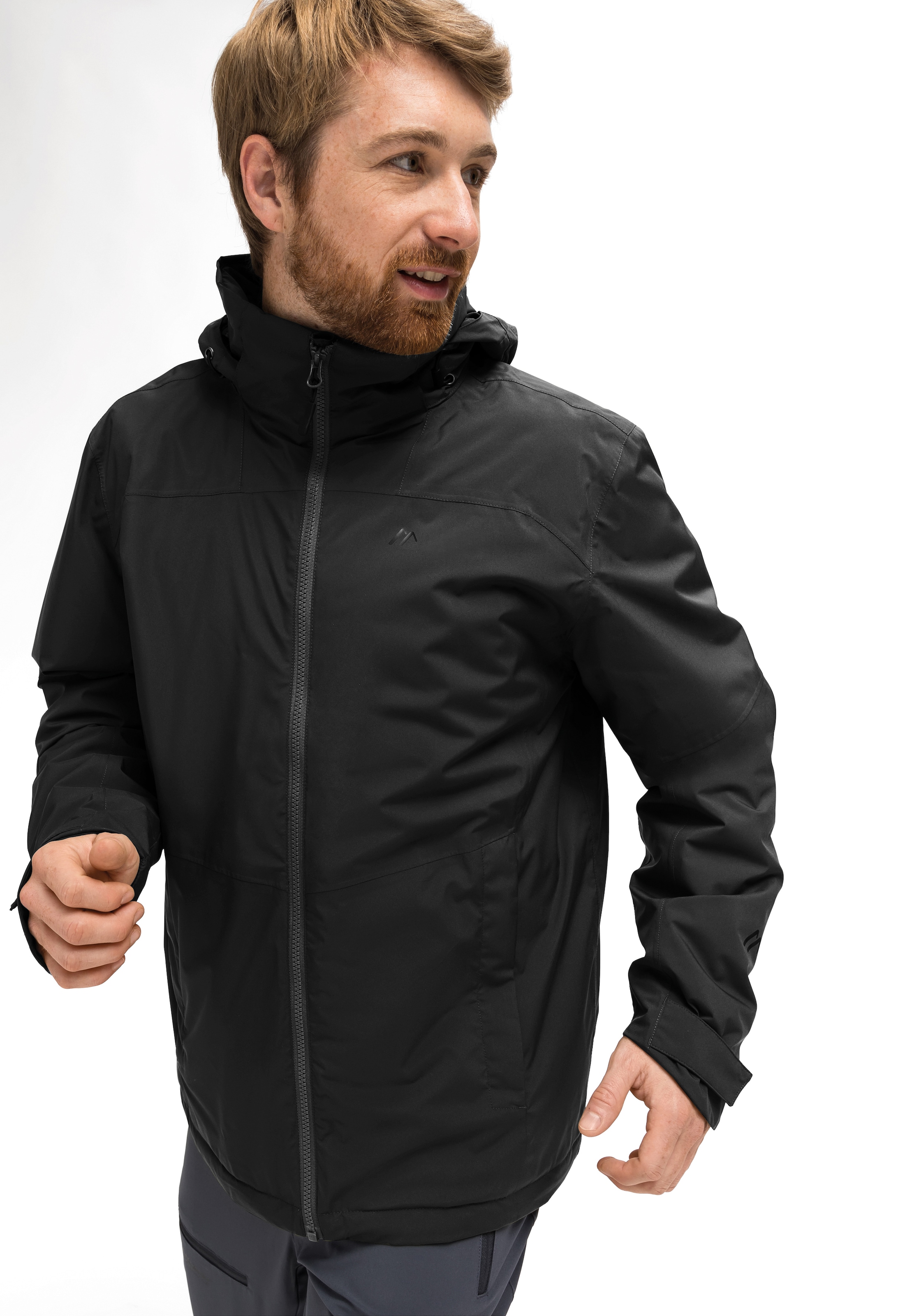 Maier Sports Outdoorjacke »Metor Therm Rec M« Wanderjacke, atmungsaktiv und wasserdicht, wattierte Regenjacke